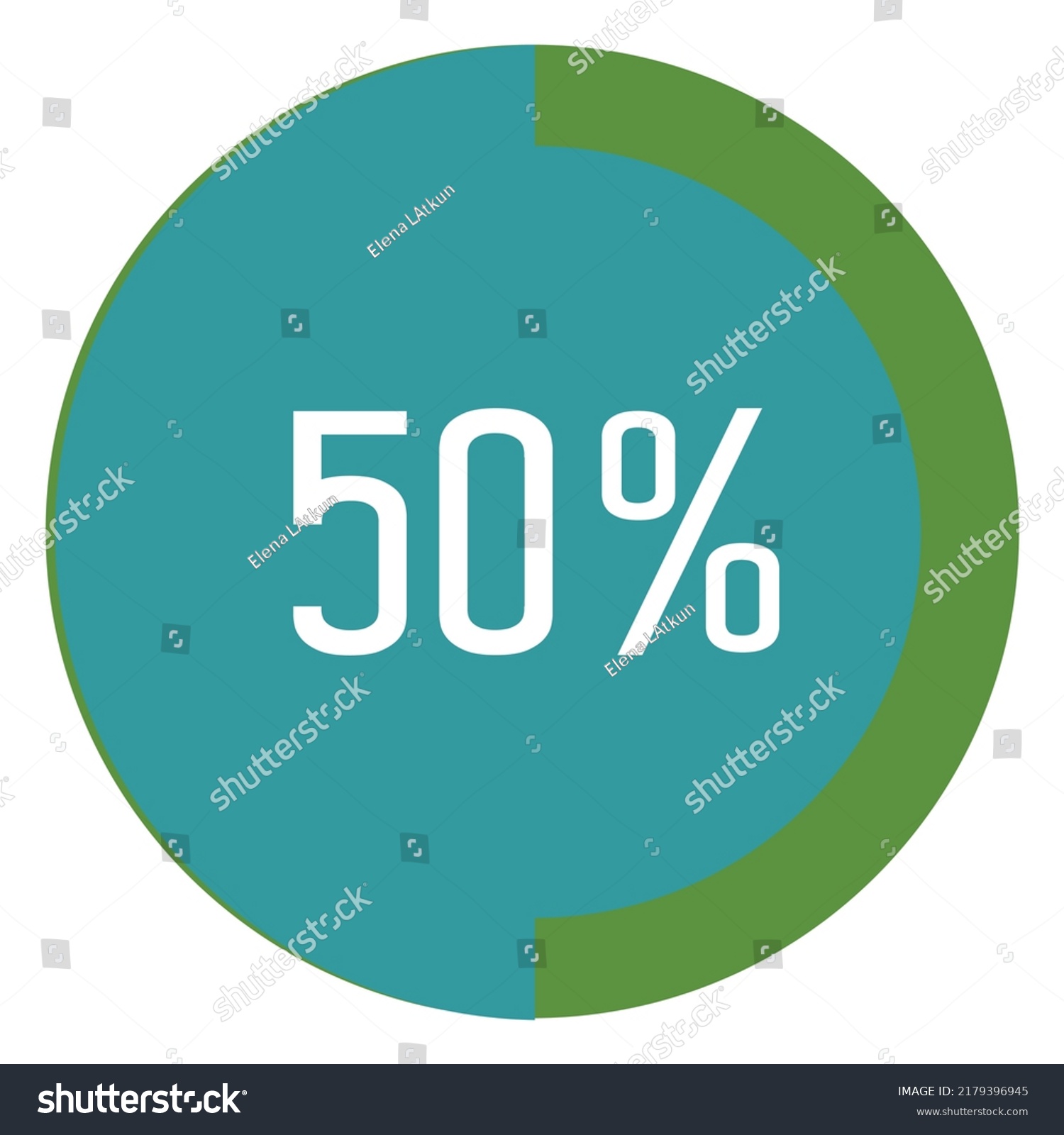 50-percent-progress-tag-high-quality-vector-royalty-free-stock