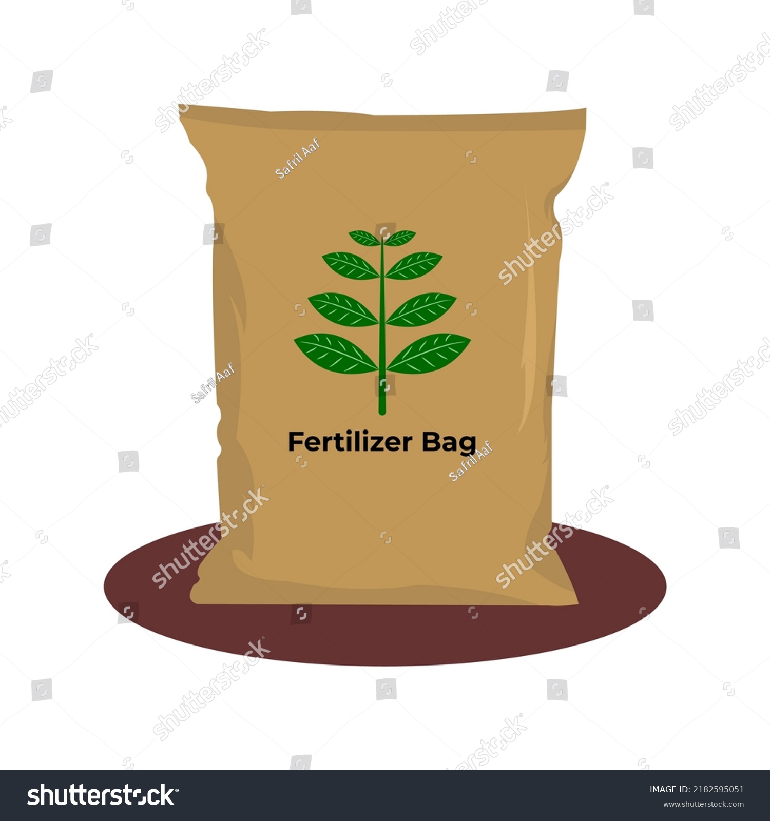 Fertilizer sacks, compost sacks, fertilizer bags, nitrogen, soil. vector illustration
 #2182595051
