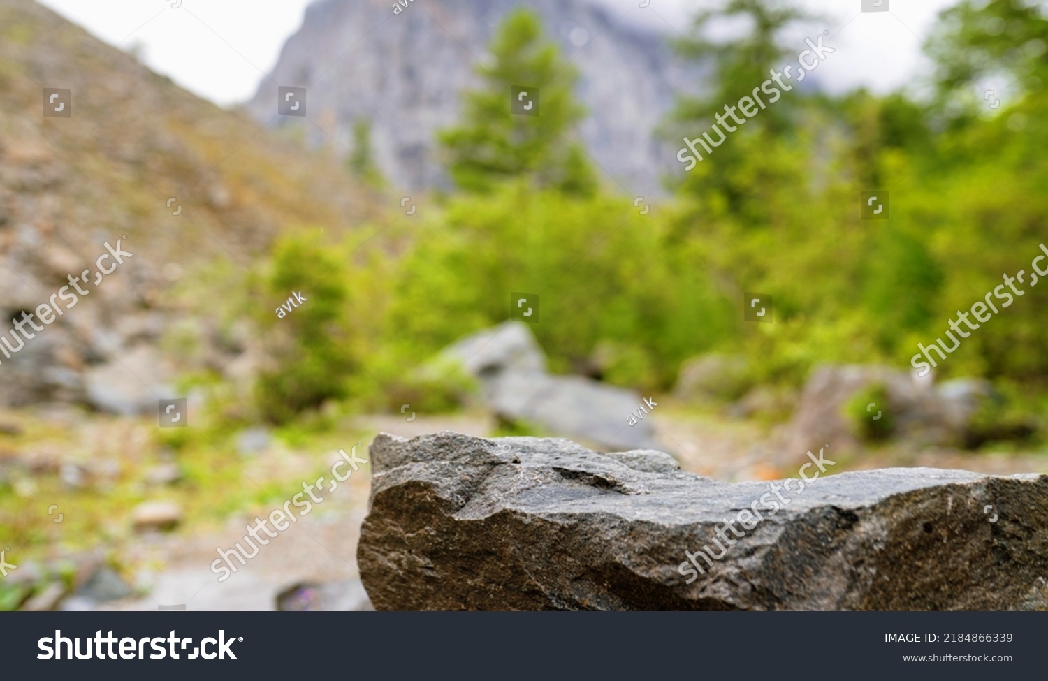 One stone in the mountains  #2184866339