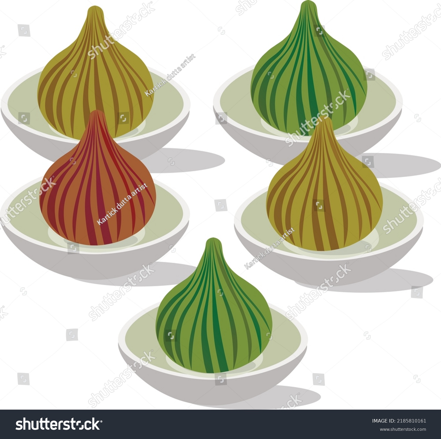 Modak Indian Sweets or Mithai Food Vector - Royalty Free Stock Vector ...