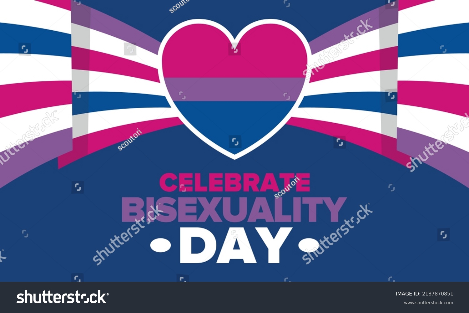 Celebrate Bisexuality Day Bisexual Pride And Bi Royalty Free Stock Vector 2187870851 6606