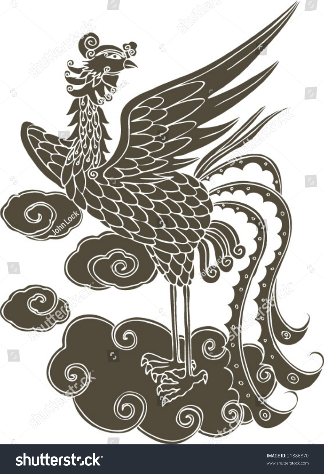 Vector Of Traditional Chinese Classical Artistic - Royalty Free Stock 