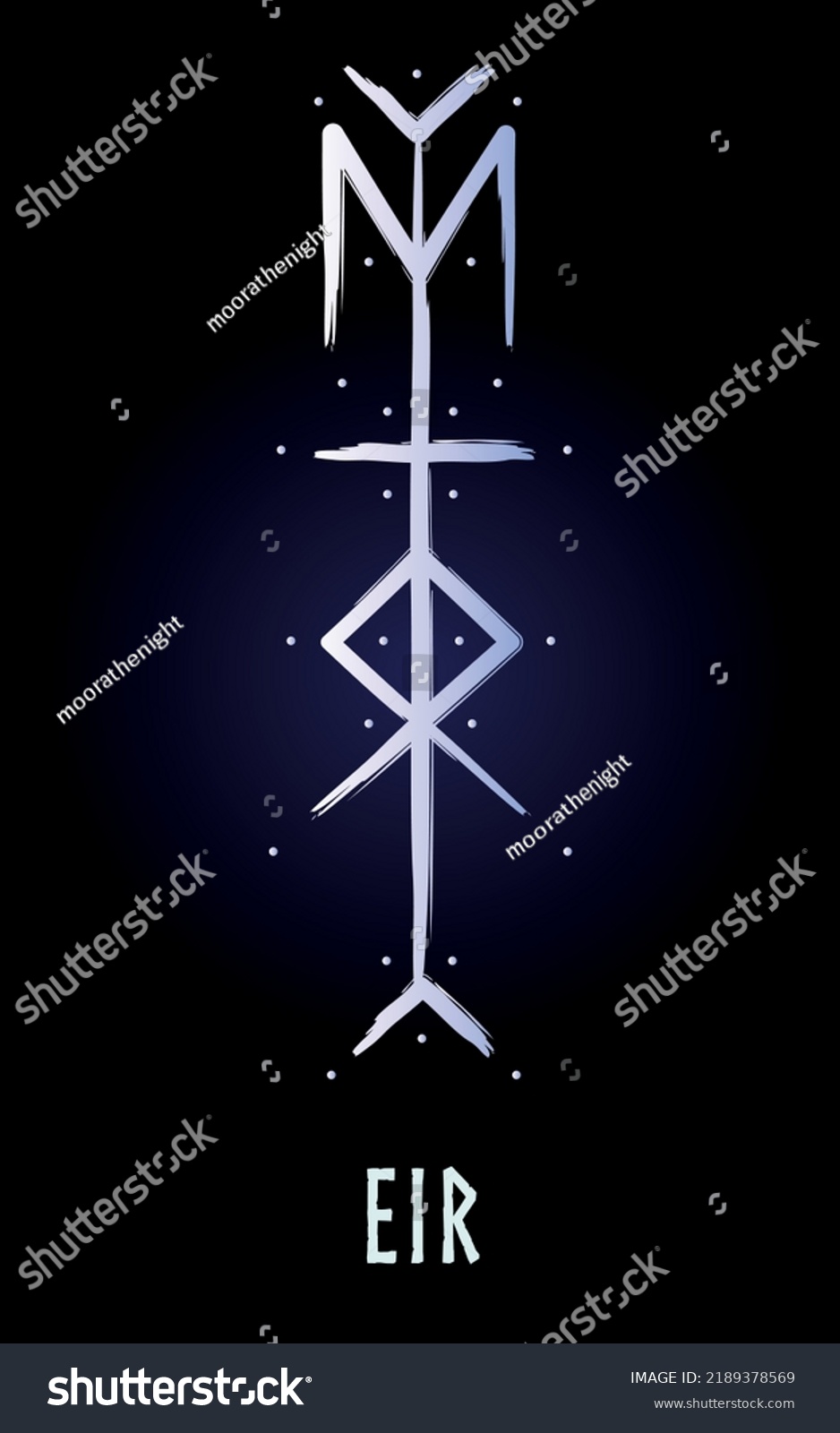 Hand drown full editable norse bindrune symbol - Royalty Free Stock ...