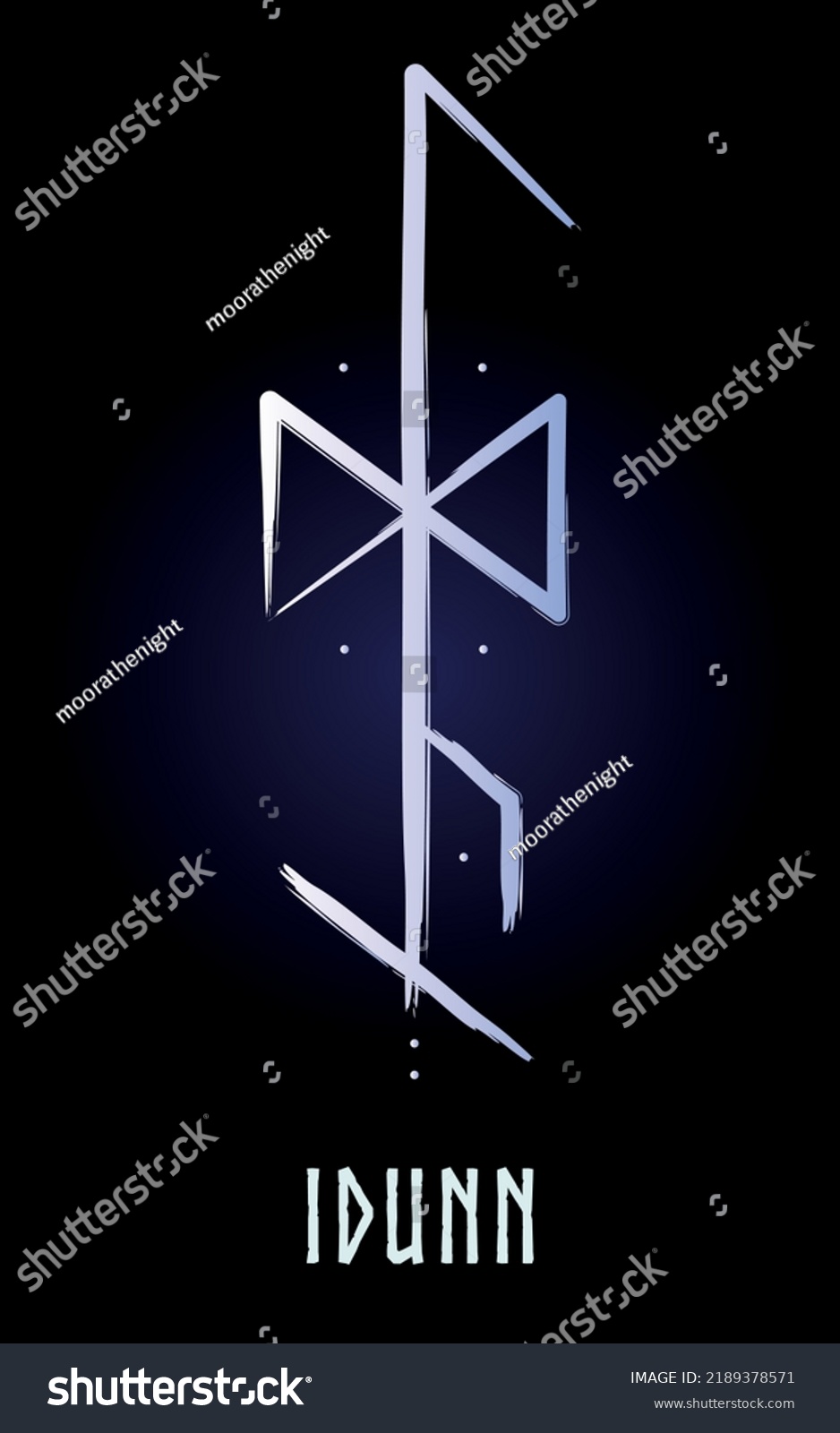 Hand drown full editable norse bindrune symbol - Royalty Free Stock ...