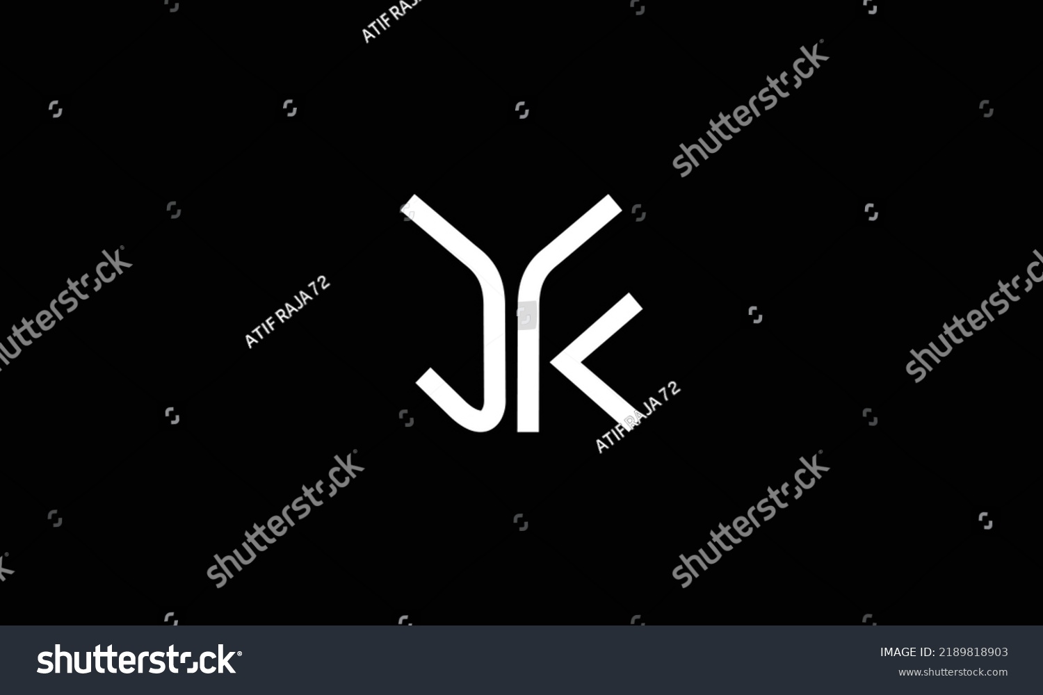 Letter Yk Monogram Logo Vector Template Royalty Free Stock Vector 2189818903