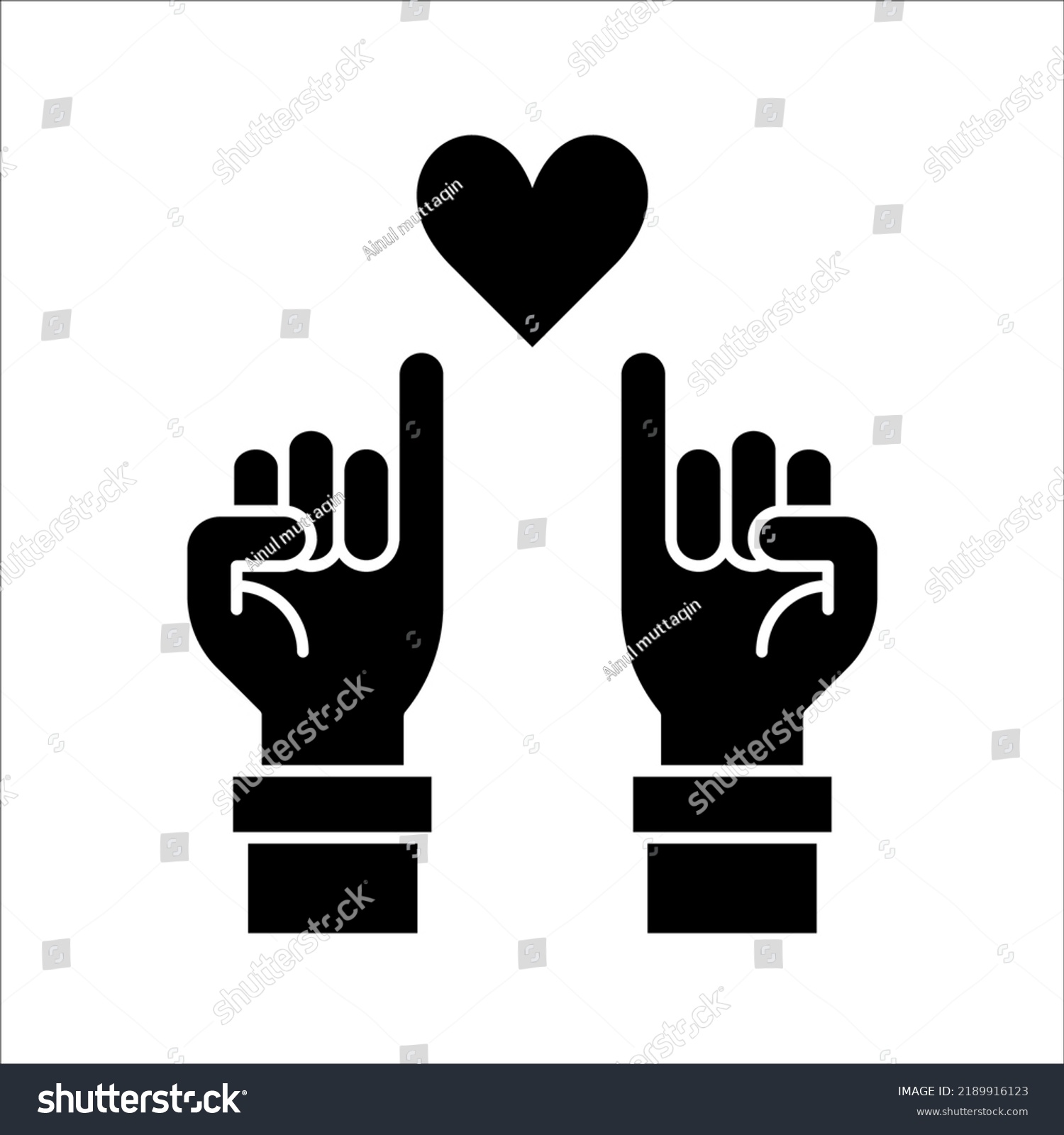Pinky Swear Or Pinky Promise Icon Vector Royalty Free Stock Vector 2189916123 