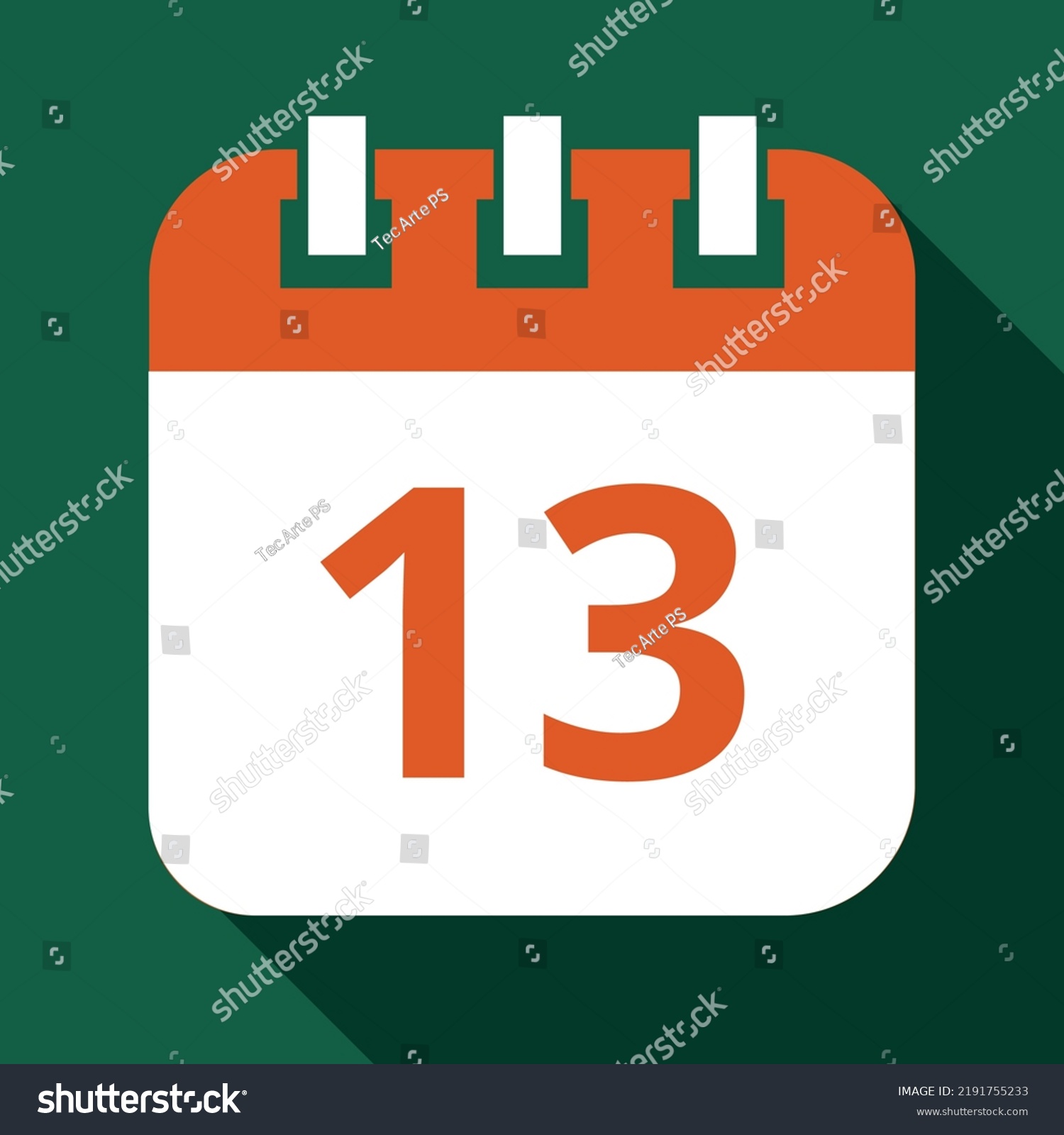 Vector illustration in orange color of specific Royalty Free Stock