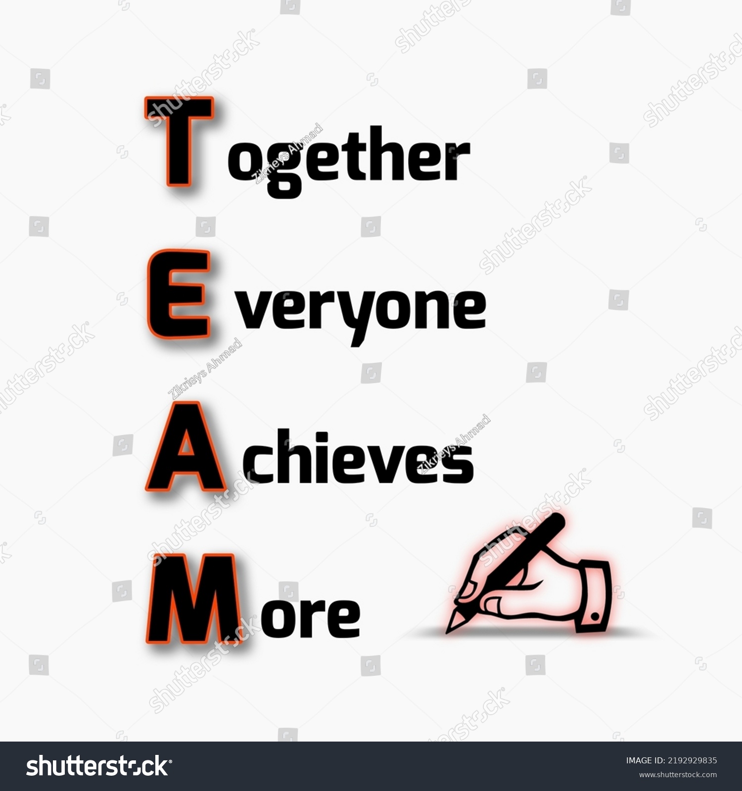 Quotes - Together everyone achieves more - Royalty Free Stock Vector ...