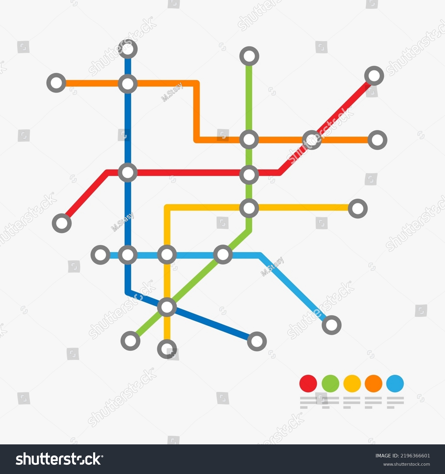 Underground Metro Map or Subway Transportation - Royalty Free Stock ...