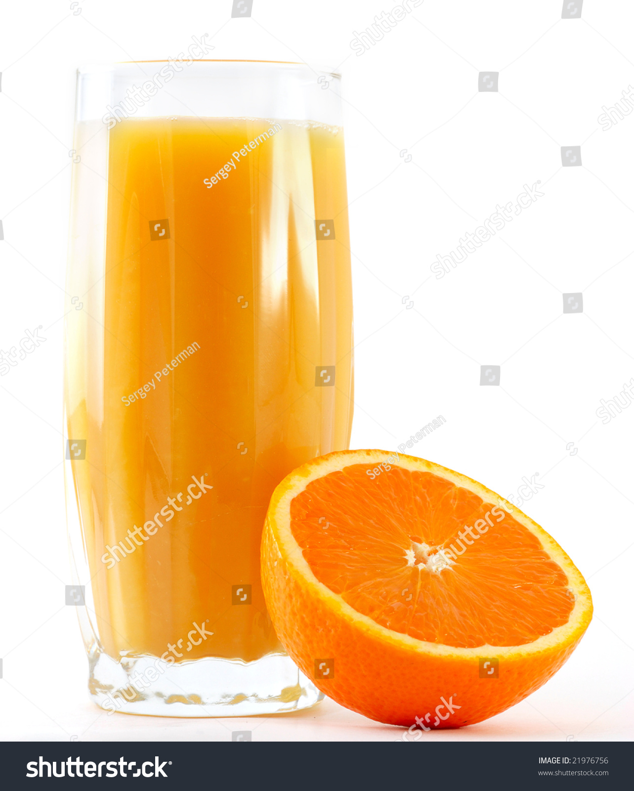 orange juice and orange #21976756