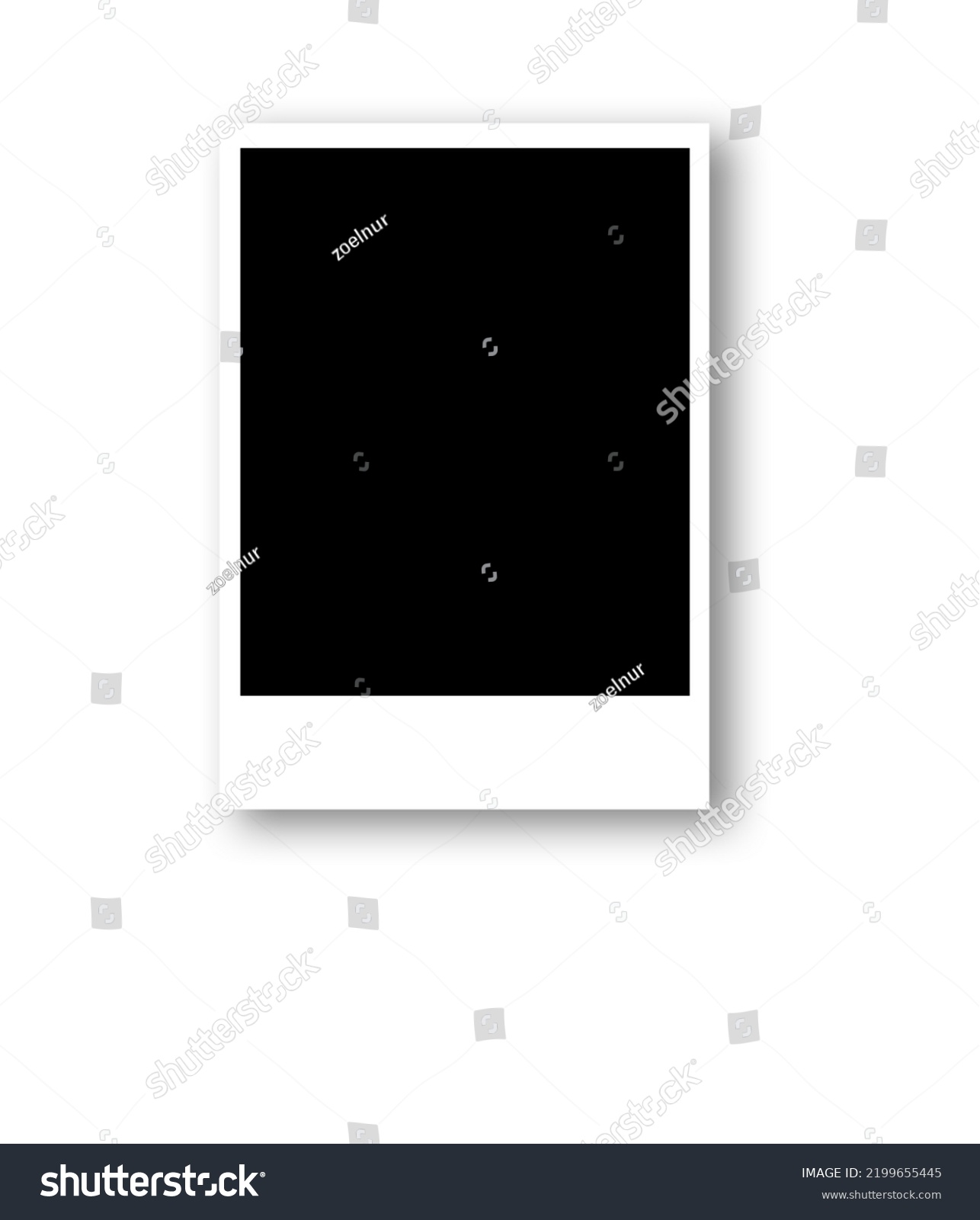 Frame Photo Polaroid 3d Vector #2199655445