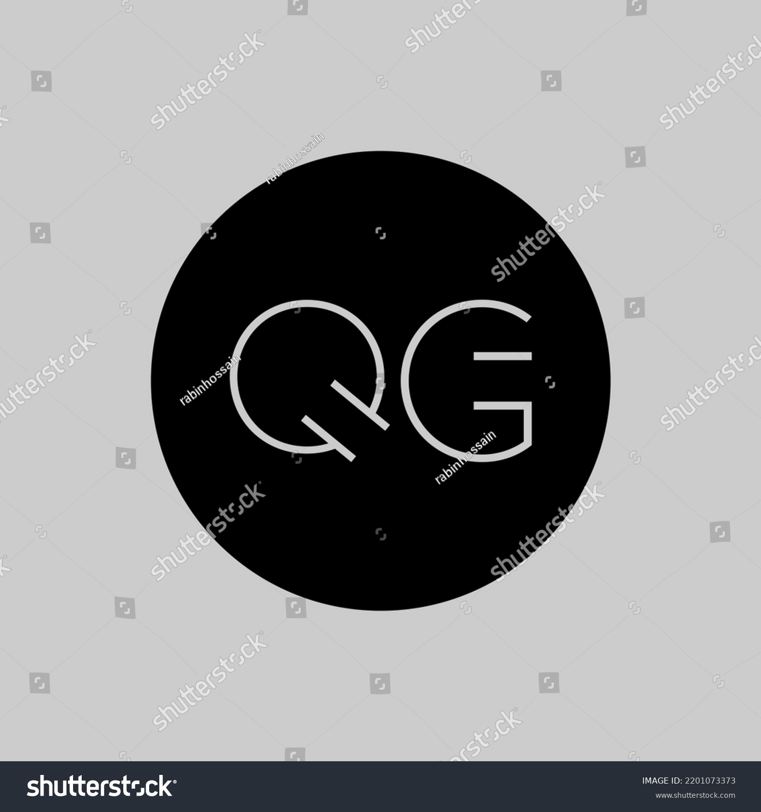 letter QG Logo Design .Initial QG logo design - Royalty Free Stock ...