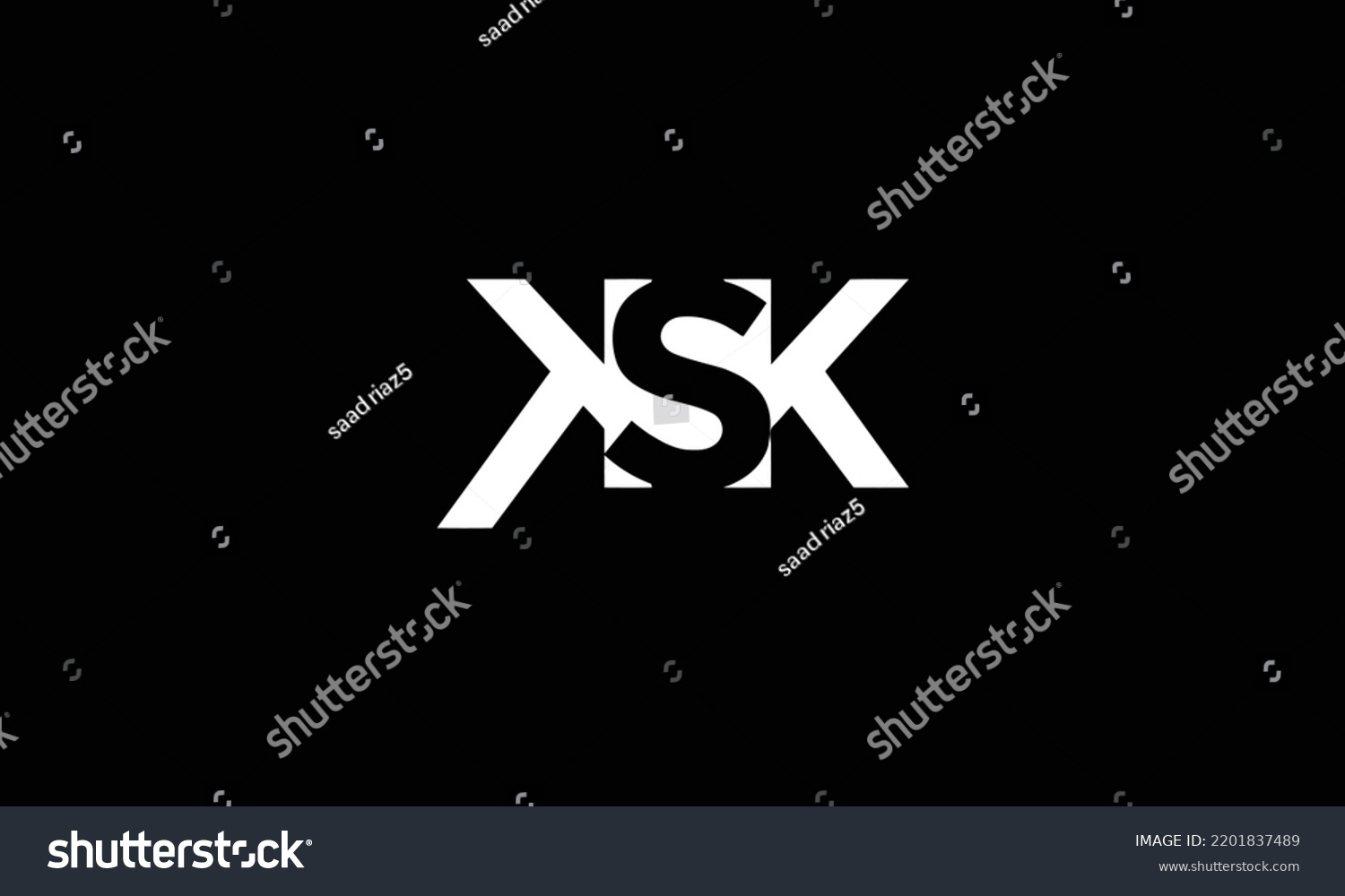 Letter KSK Logo, Creative ksk Logo Icon Design - Royalty Free Stock ...