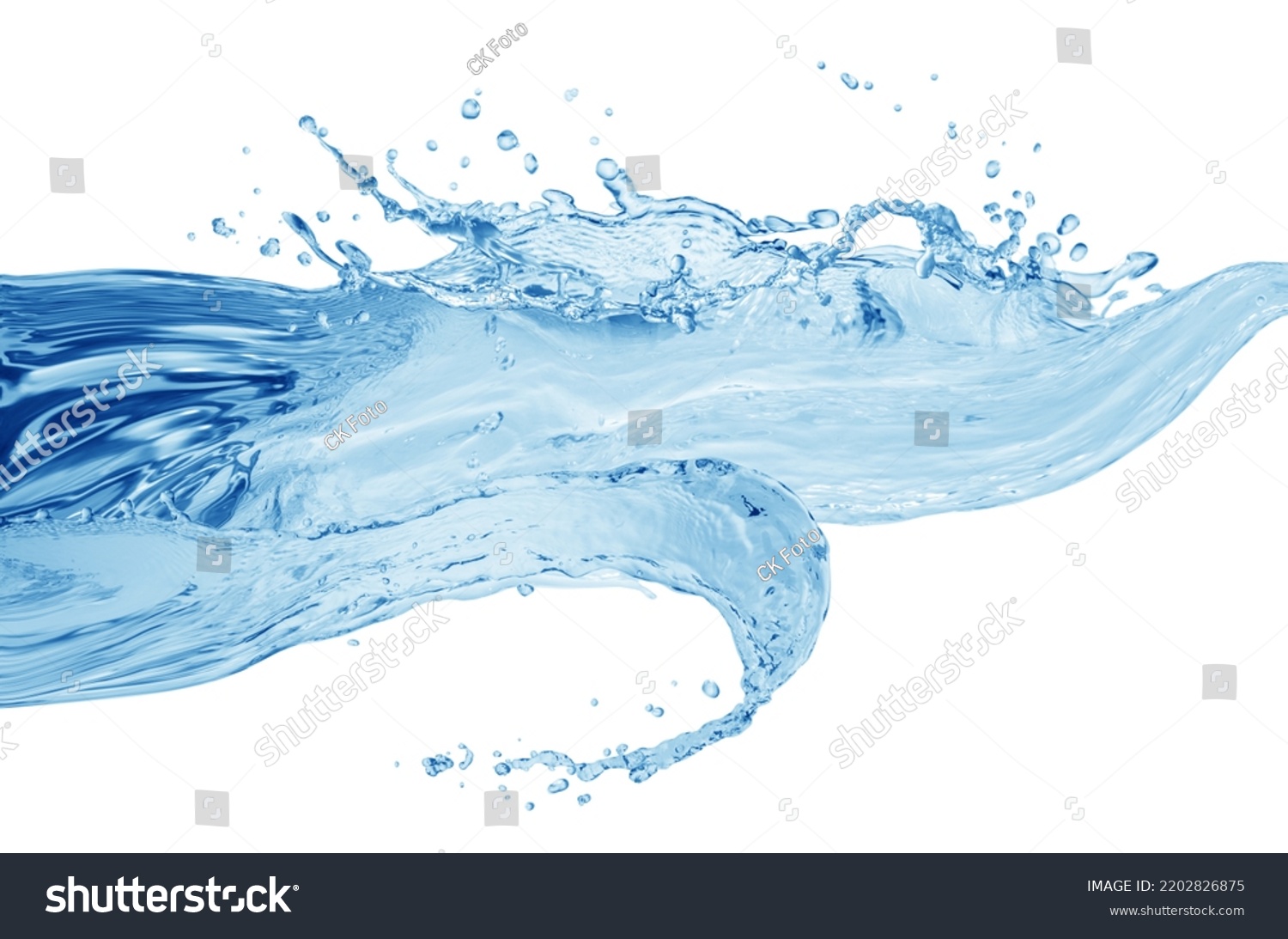 Water splash, water splash isolated on white background, water #2202826875
