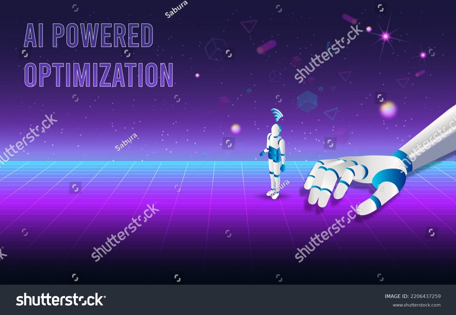 3d Isometric Aiartificial Intelligence Concept Royalty Free Stock Vector 2206437259 6376