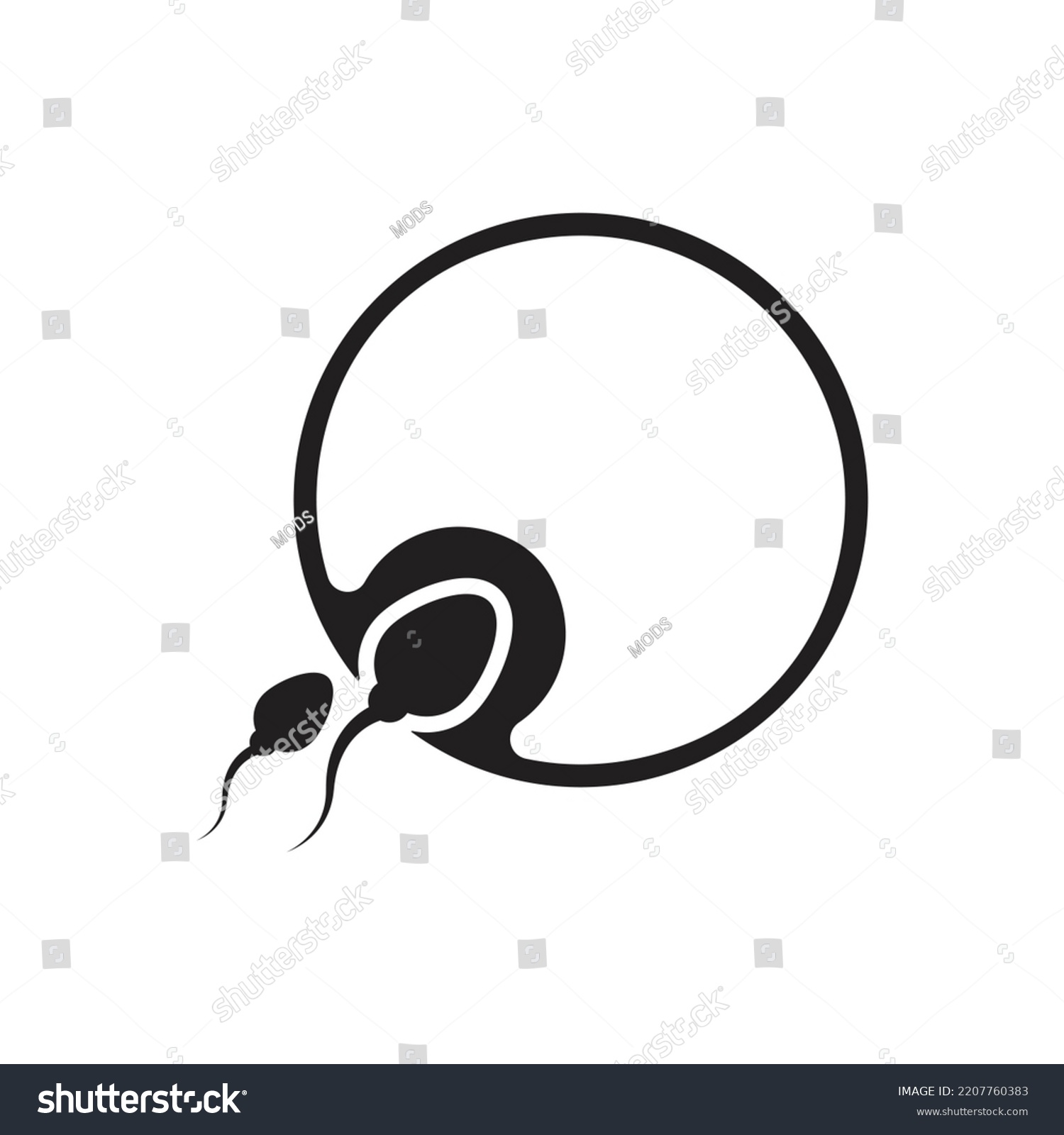 Artificial Insemination Injection Icon Element Royalty Free Stock