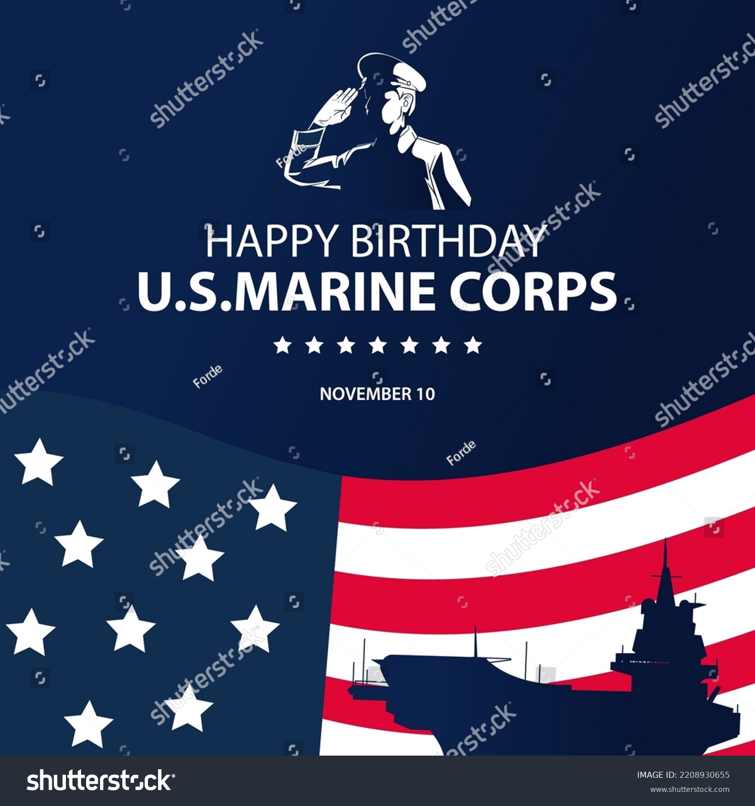 united states Marine Corps Birthday background - Royalty Free Stock ...