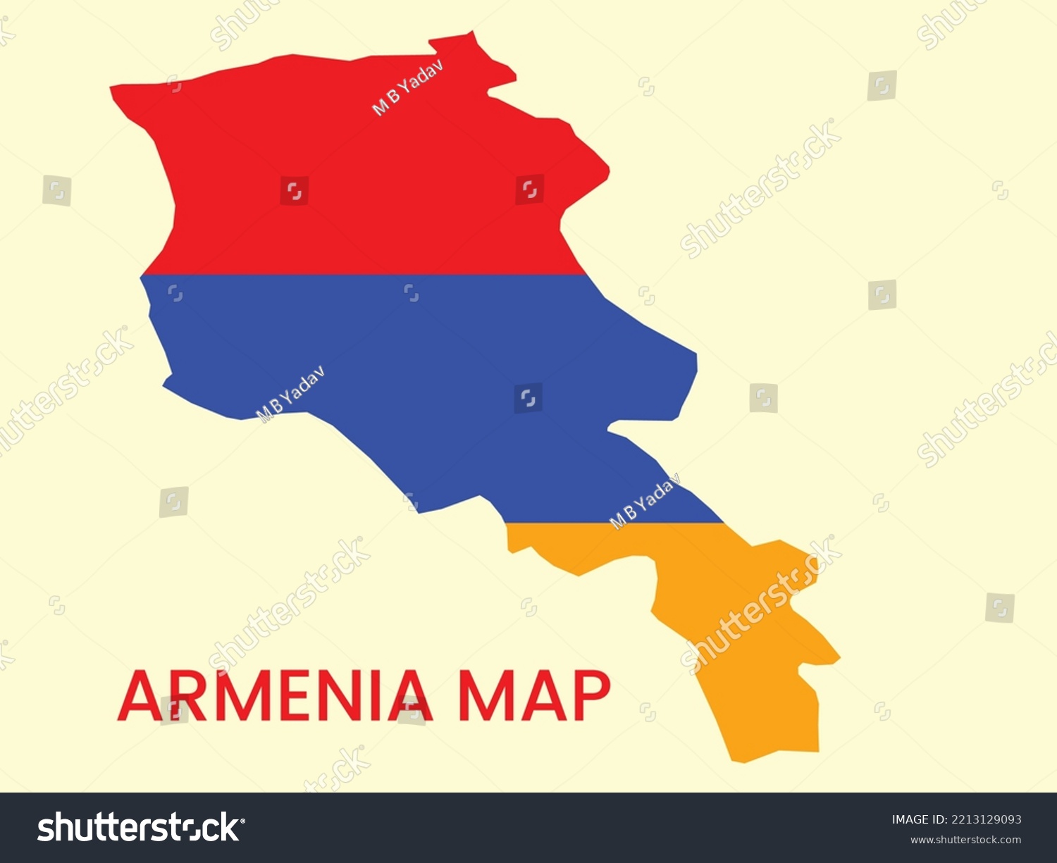 Map of Armenia, Armenia Map vector Illustration, - Royalty Free Stock ...