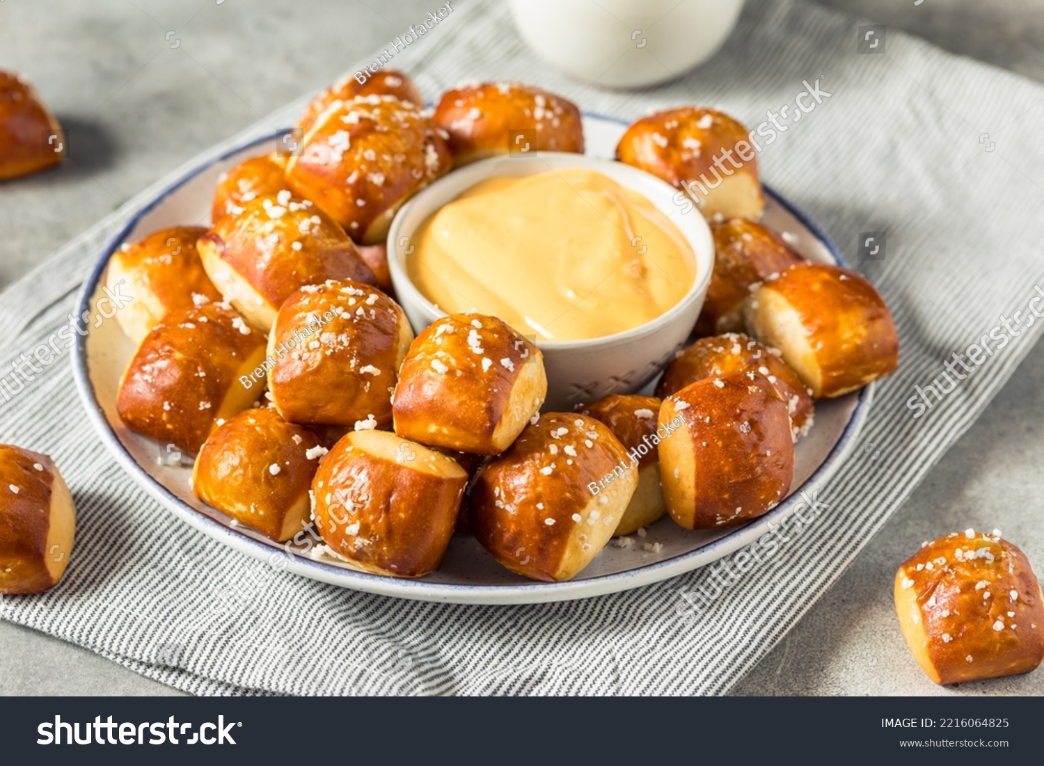 Homemade Small Pretzel Bites with Beer Cheese #2216064825