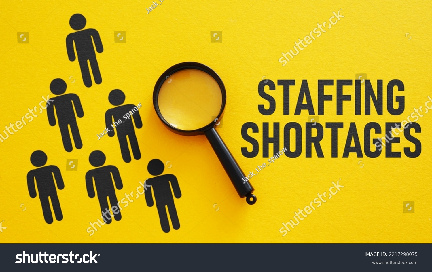 Staffing shortages is shown using a text #2217298075