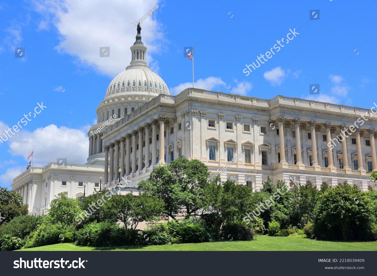 US National Capitol. American landmark in Washington, DC. United States Capitol. #2218039409