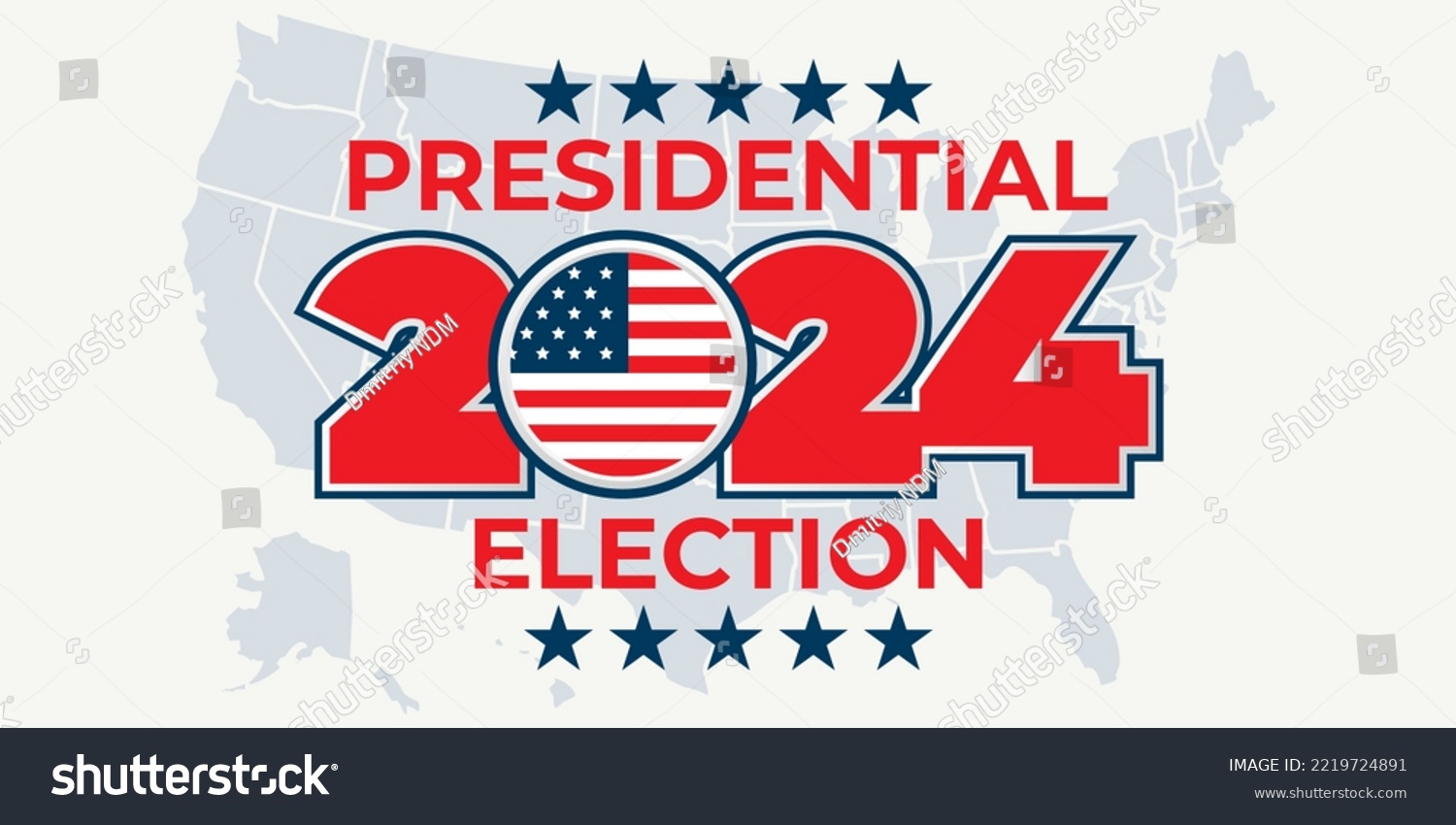 2024 United States Of America Presidential Royalty Free Stock Vector   Avopix 2219724891 