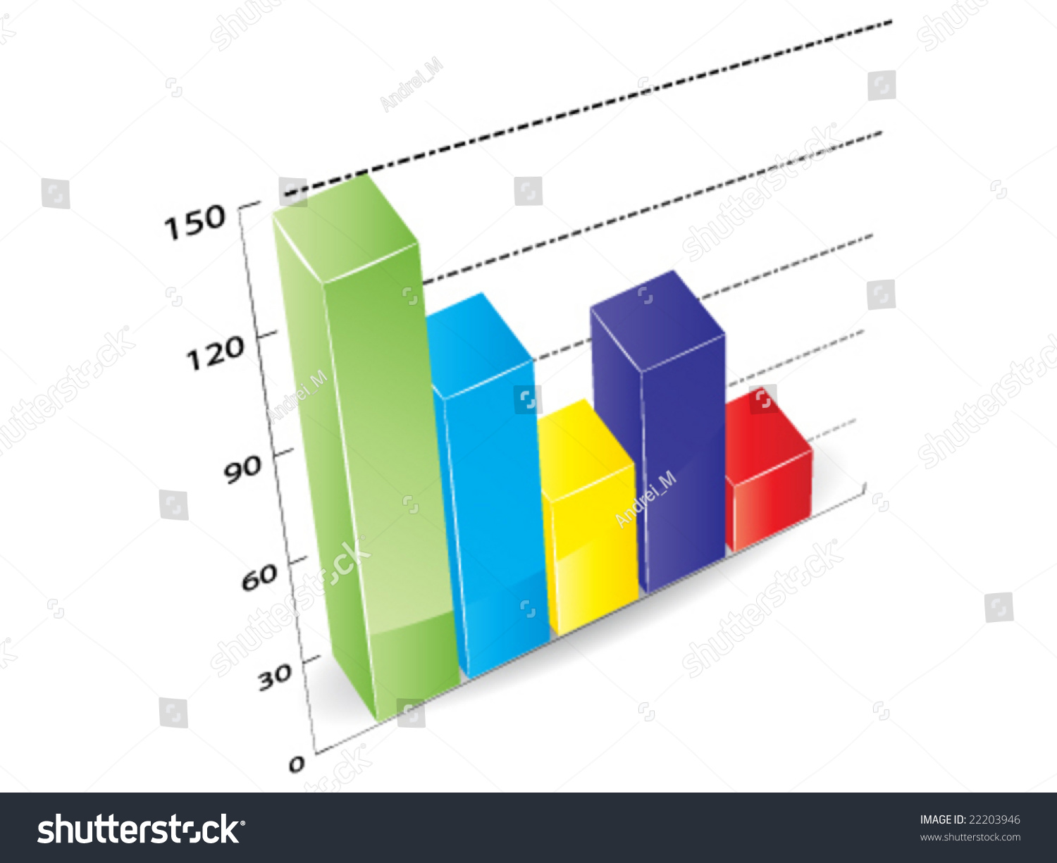 Colorful chart for crisis - Royalty Free Stock Vector 22203946 - Avopix.com