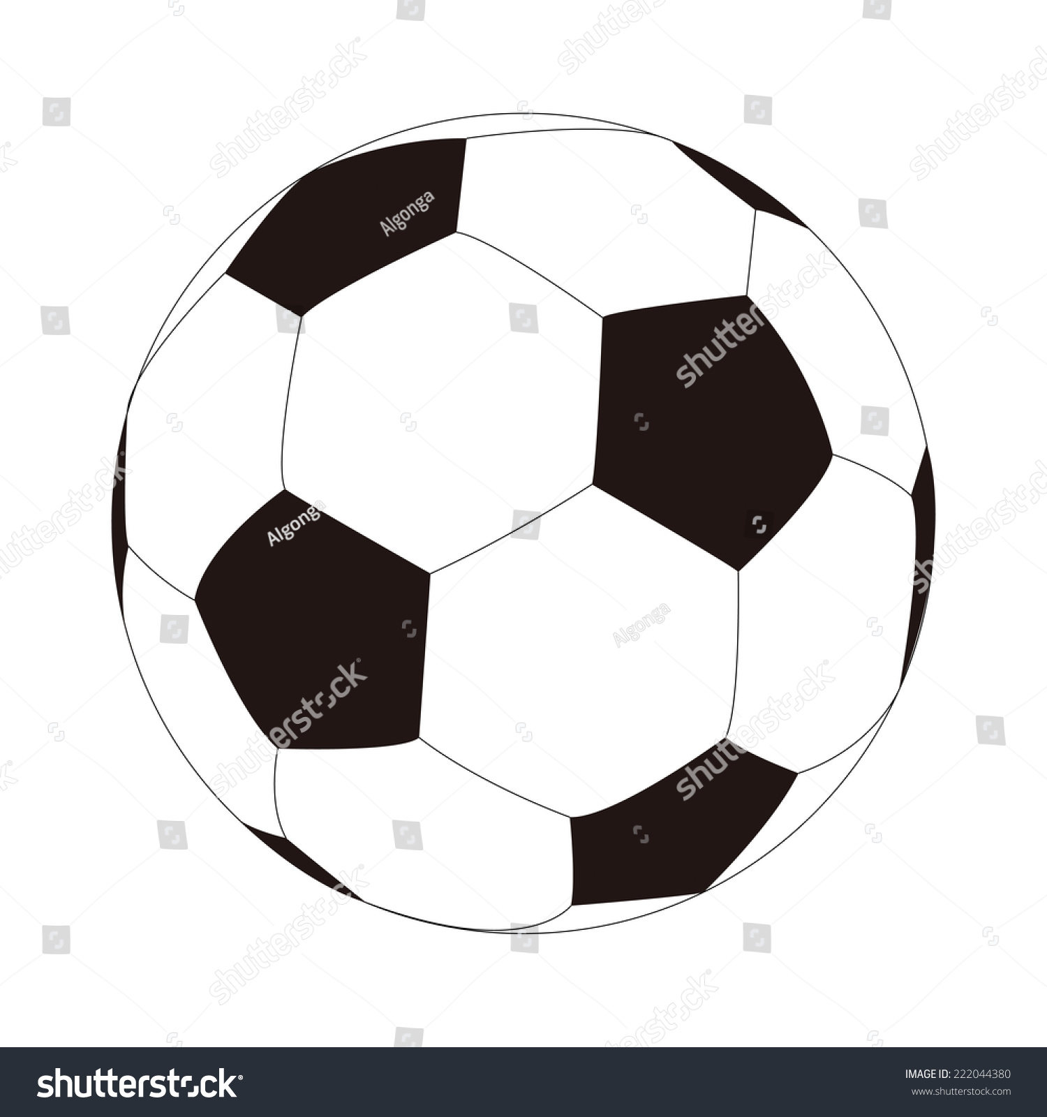 Football ball - Royalty Free Stock Vector 222044380 - Avopix.com