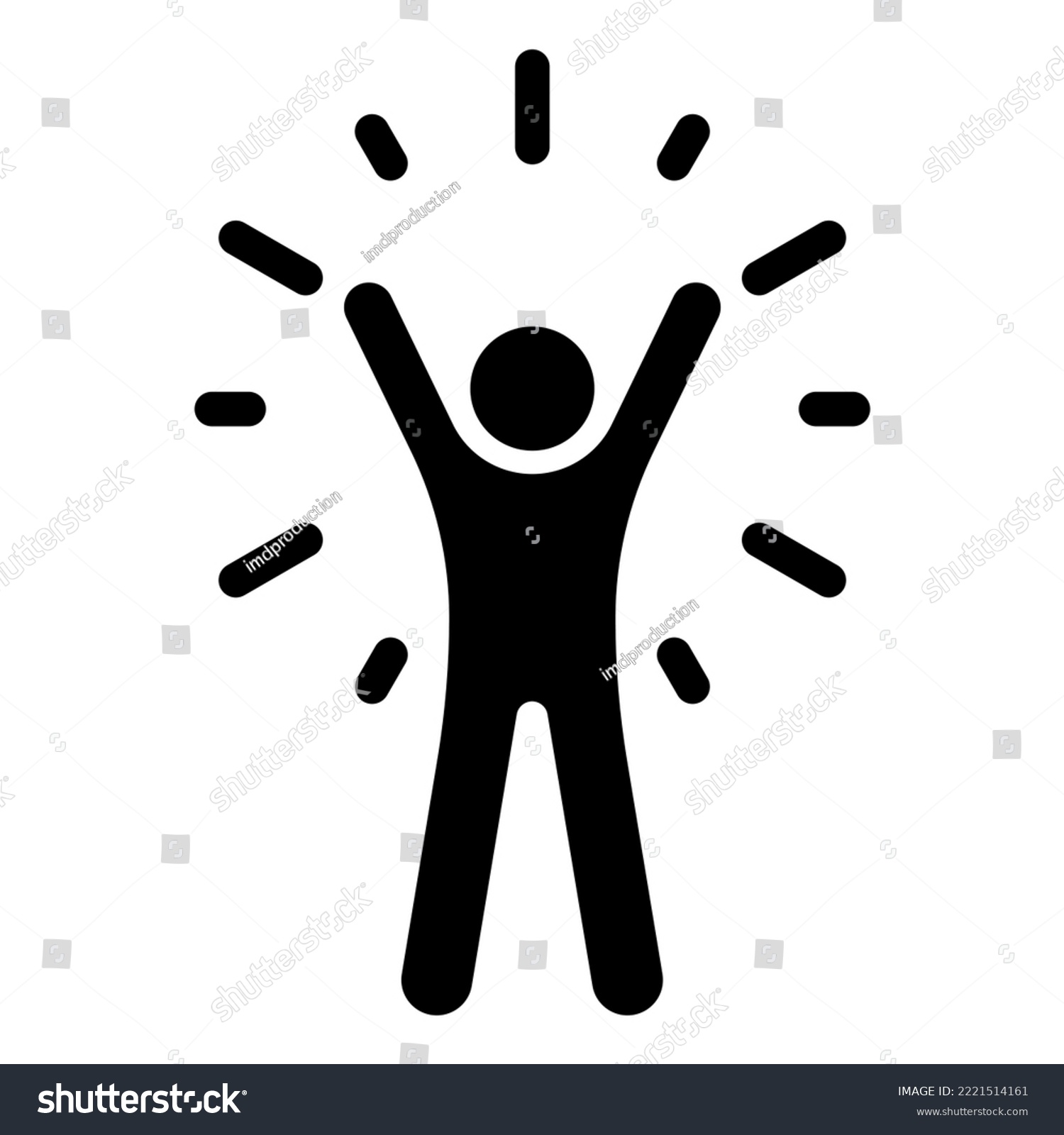 Self-Confidence icon. Confidence icon from life skills, Vector illustration. #2221514161