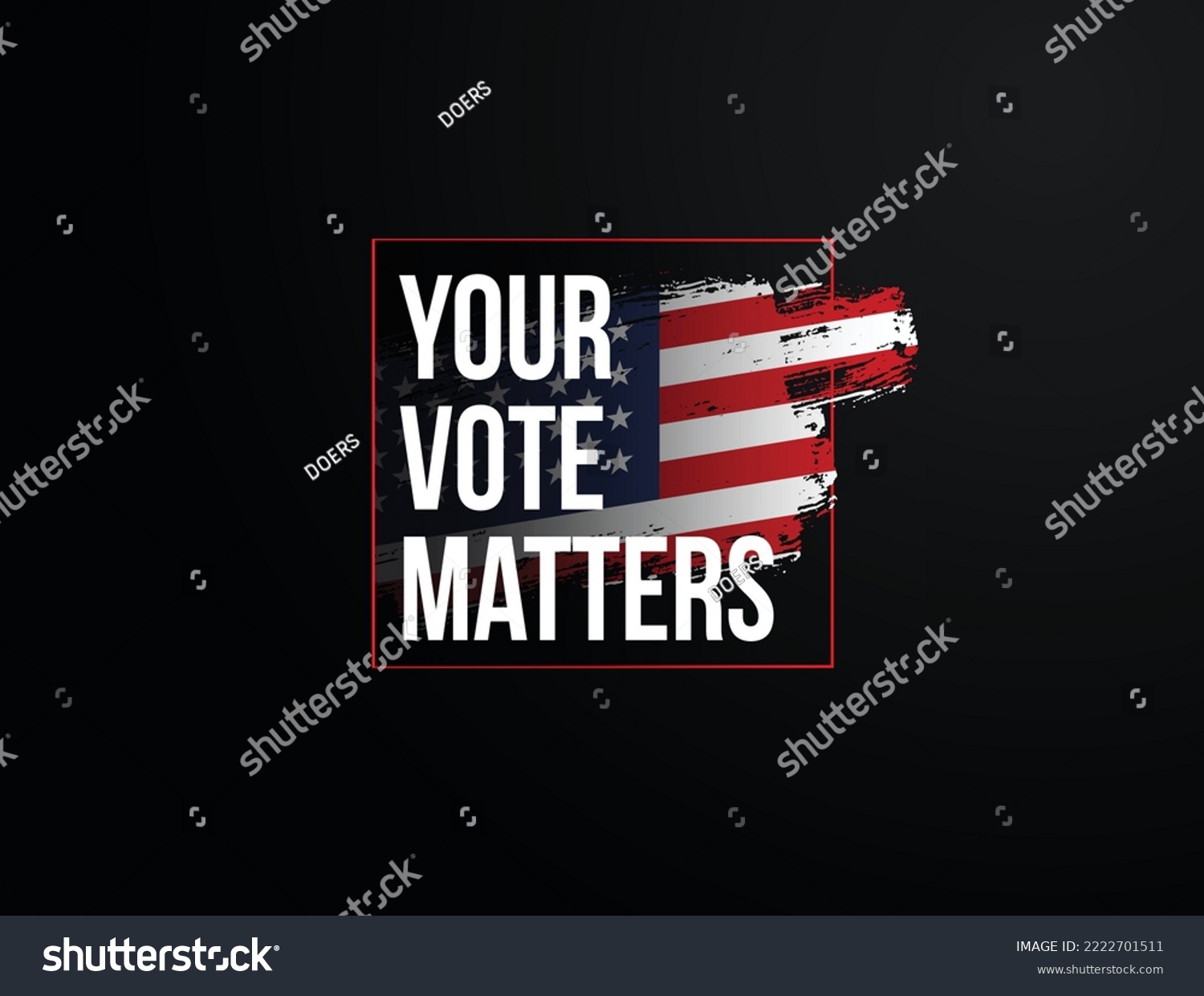 Your Vote matters concept vector illustration. - Royalty Free Stock ...