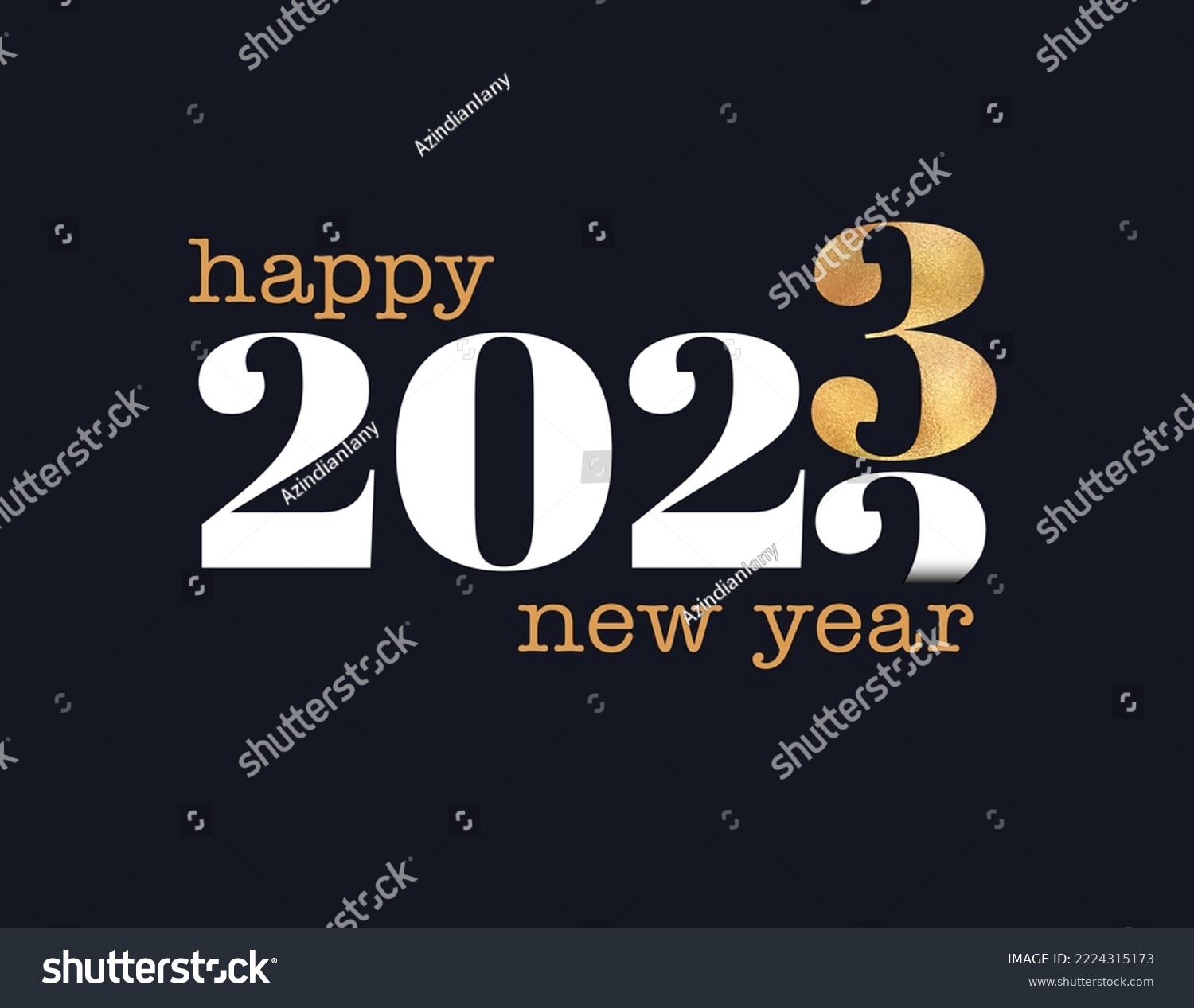 happy new year 2023 - Inspirational New Year - Royalty Free Stock ...