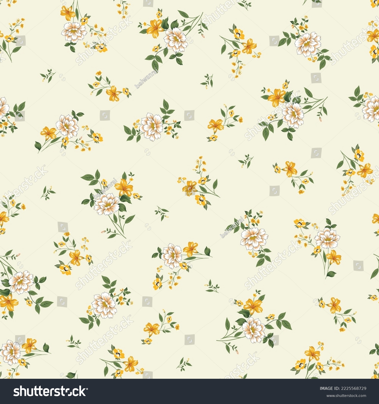 small cute flower pattern on background #2225568729