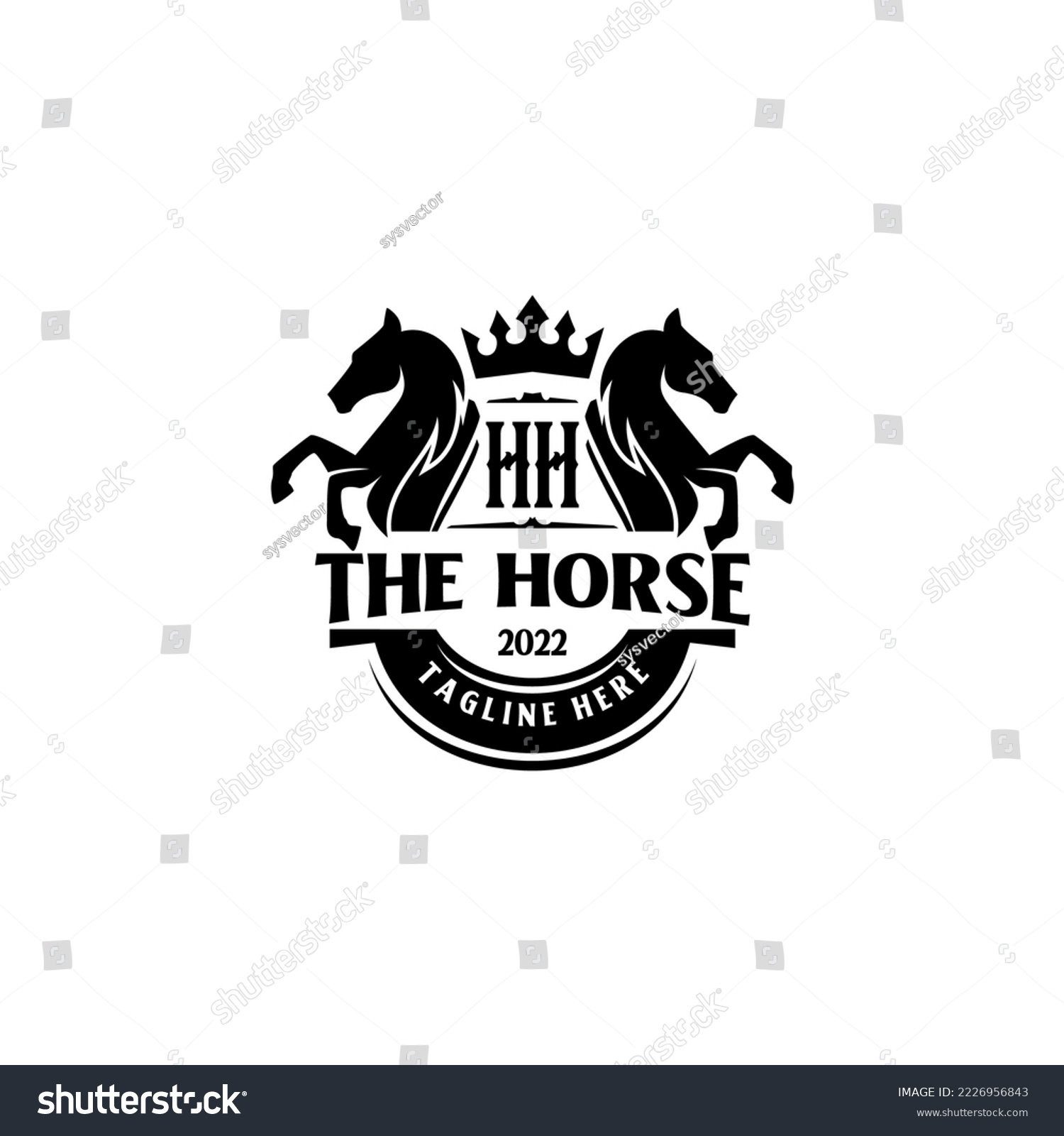 heraldic-horse-equestrian-logo-template-vector-royalty-free-stock