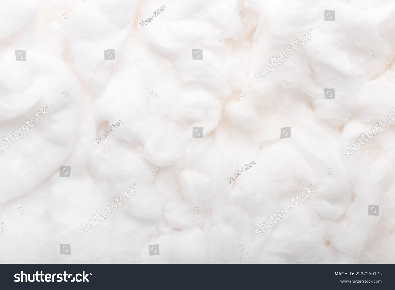 Natural cotton wool as background #2227250175