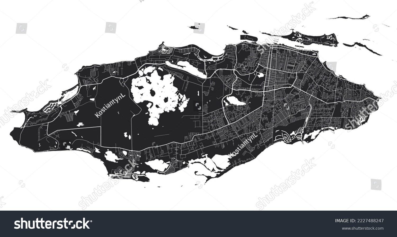 Nassau Vector Map Detailed Vector Map Of Nassau Royalty Free Stock   Avopix 2227488247 