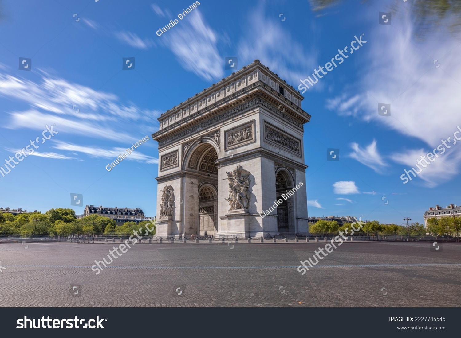Arch of Triumph - Arc de triomphe - Paris - France - Horizontal #2227745545