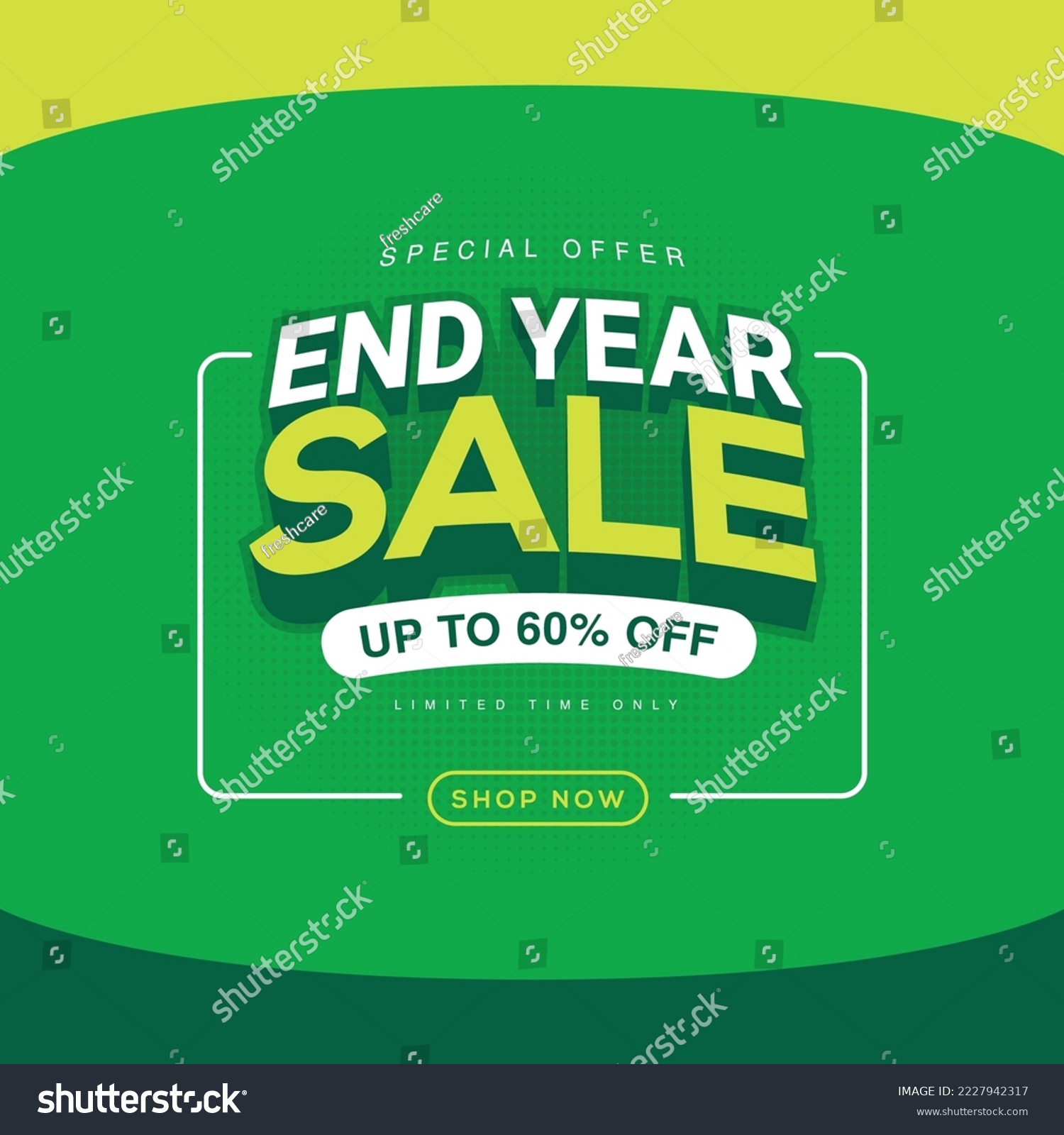 Year end sale discount banner template promotion - Royalty Free Stock ...