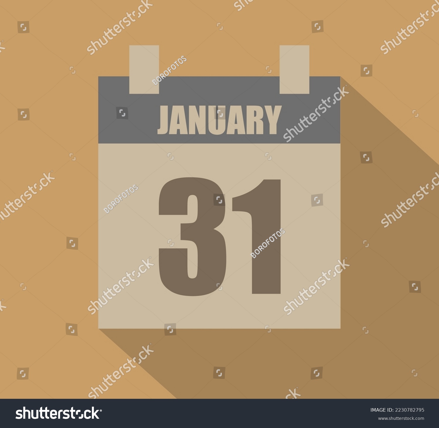 31 January Vector Calendar Icon Calendar Page Royalty Free Stock 31 January Vector Calendar Icon Calendar Page Royalty Free Stock