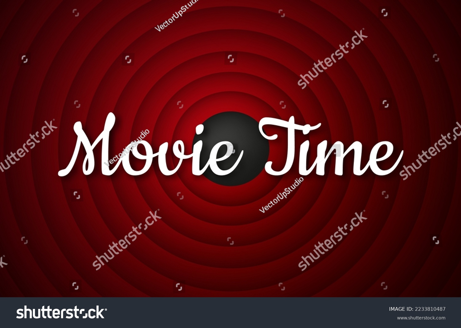 Old Movie ending screen background, Movie time - Royalty Free Stock ...