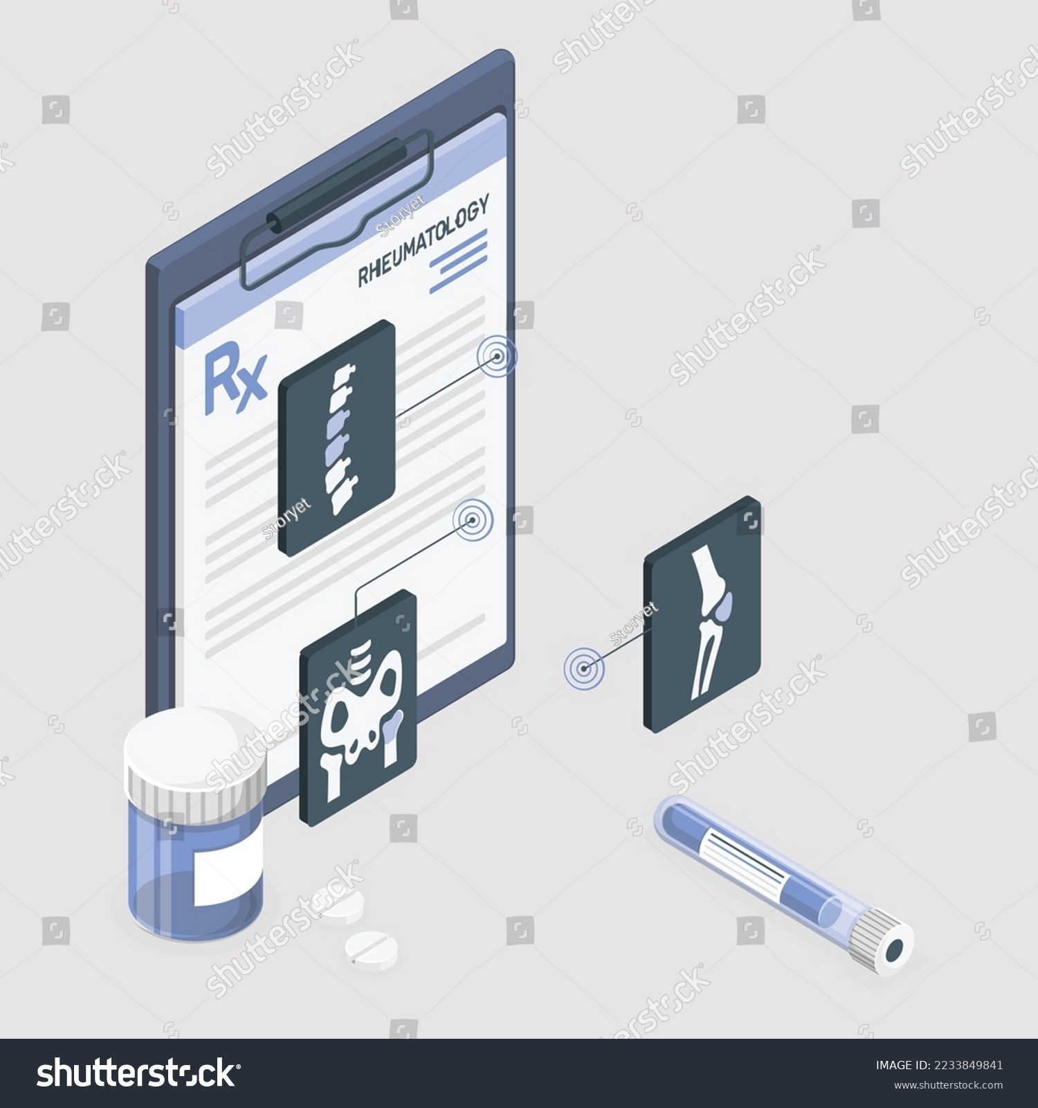 Rheumatology Treatment of bone diseases. - Royalty Free Stock Vector ...