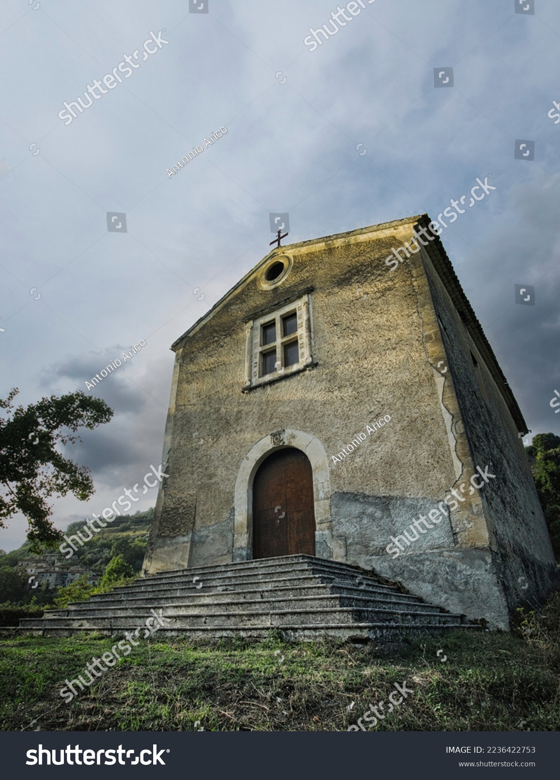 Abandoned rural church in Southern Italy #2236422753