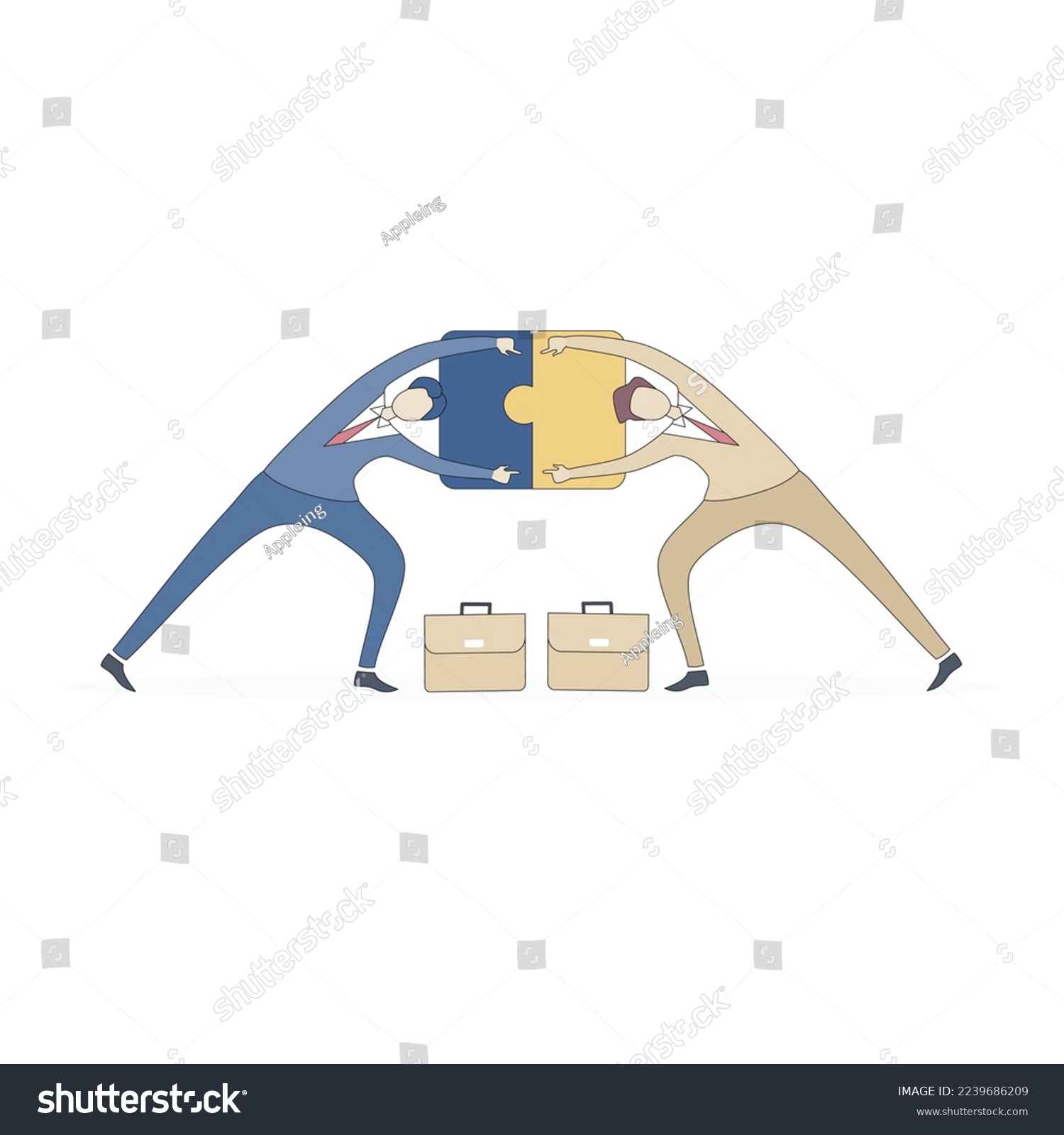 Merger,Takeover or Amalgamations,business - Royalty Free Stock Vector