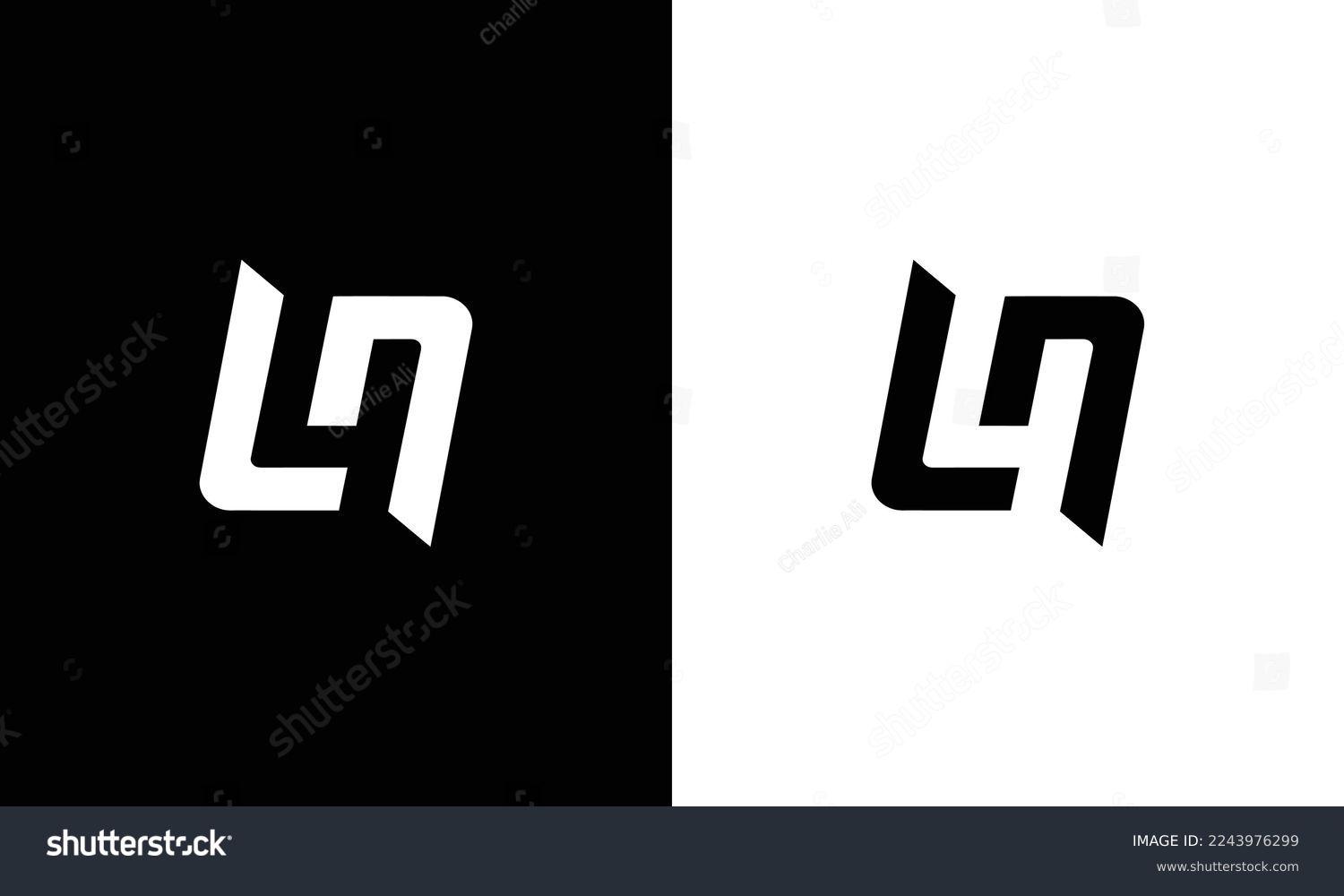 LN Initials Logo Design Inspiration - Royalty Free Stock Vector ...