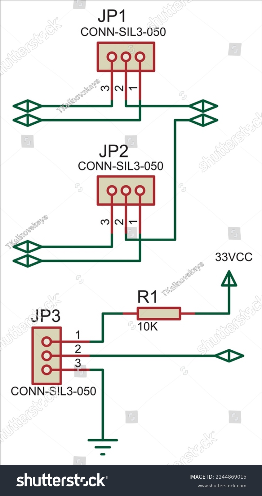 Vector schematic diagram of electrical circuit - Royalty Free Stock ...