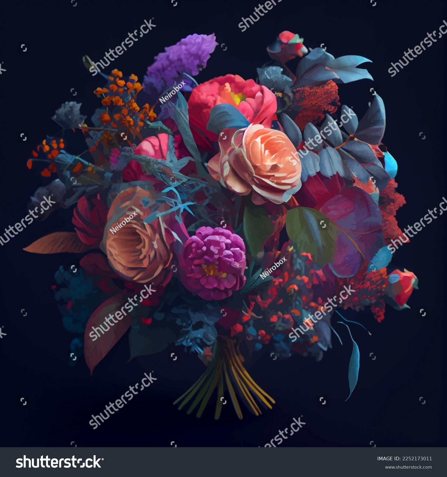  bouquet of flowers. background with flowers  #2252173011