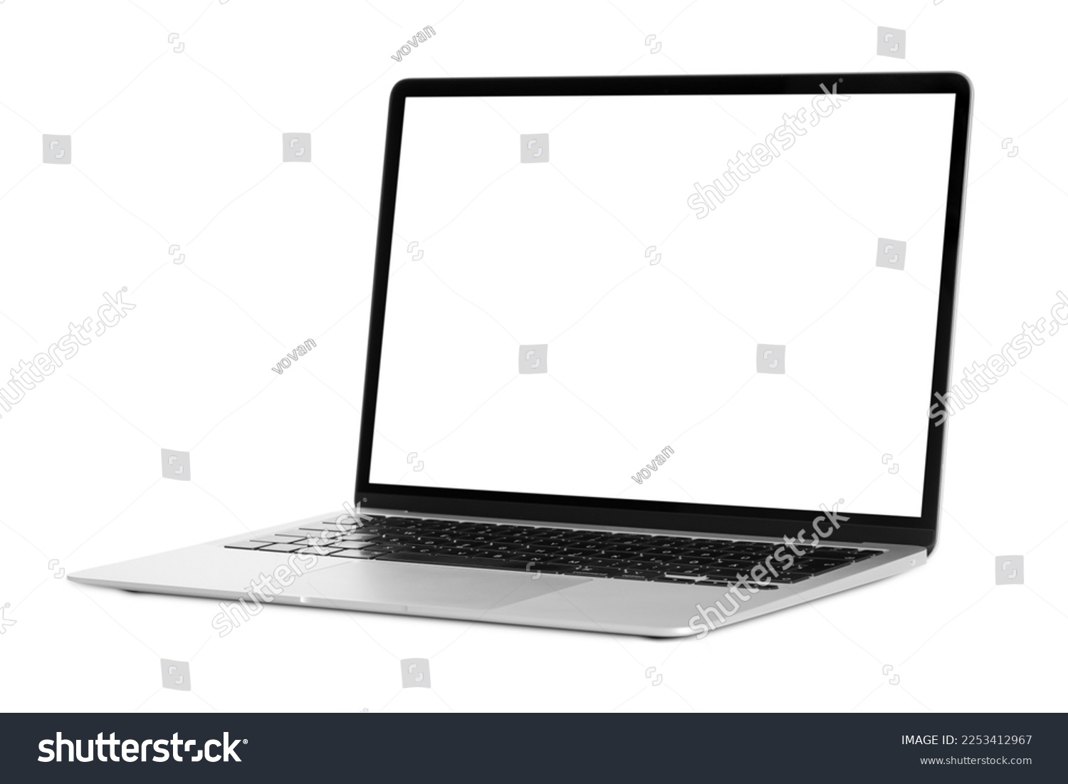 modern laptop computer on png background #2253412967