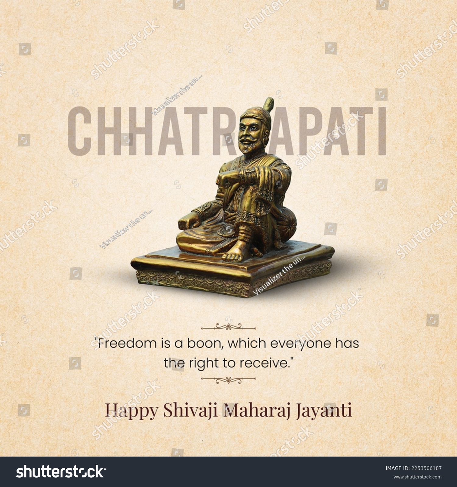 Happy Chhatrapati Shivaji Maharaj Jayanti, 19 Feb #2253506187