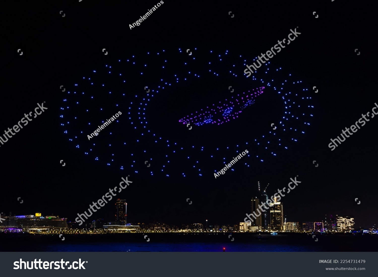 drone show with lights in dubai #2254731479