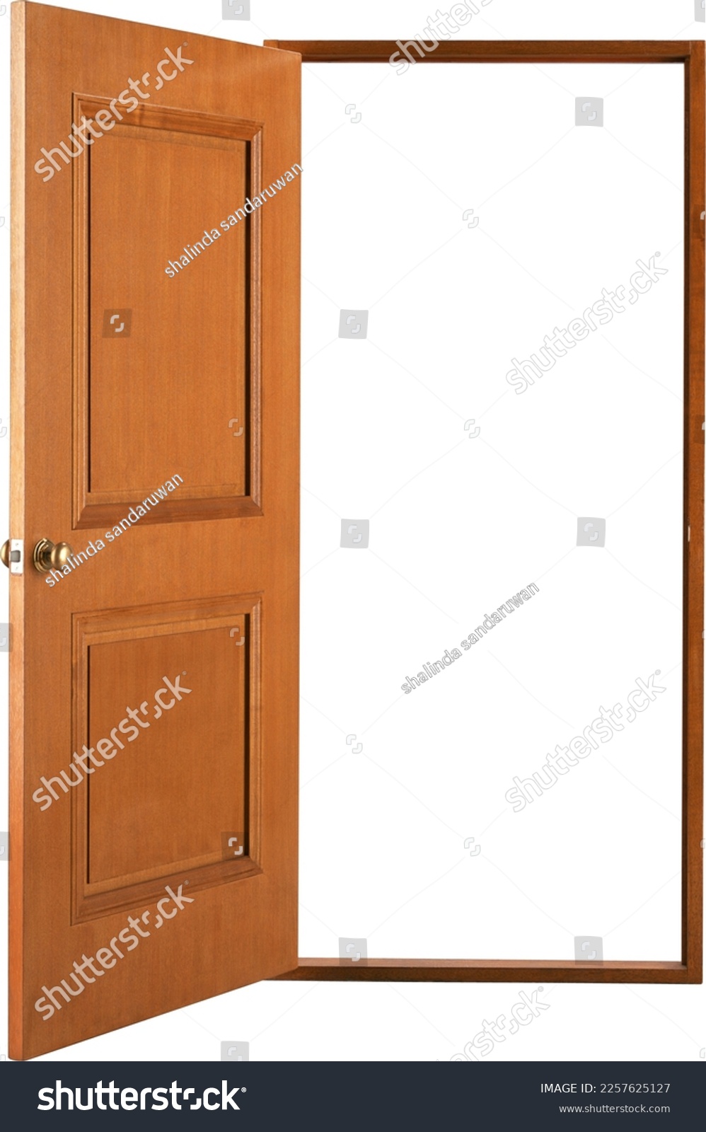 door isolated on white background #2257625127