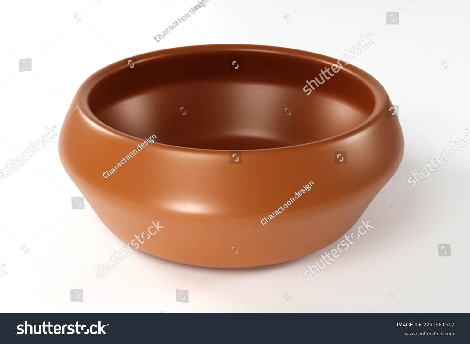 Empty dog or cat bowl for food or water feeding	 #2259681517